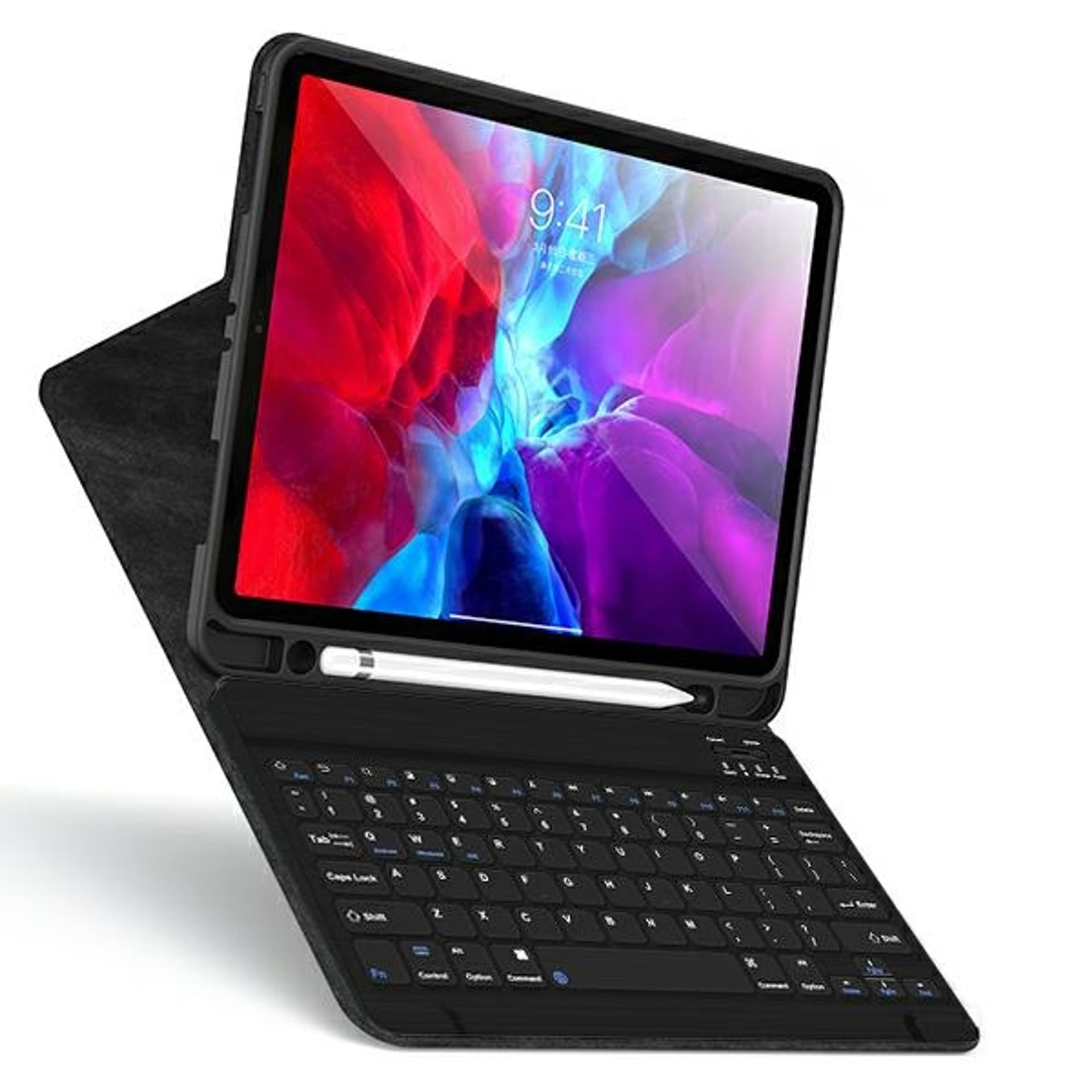 

USAMS Etui Winro z klawiaturą iPad 10.2" czarne etui-czarna klawiatura/black cover-black keyboard IP1027YR01 (US-BH657)