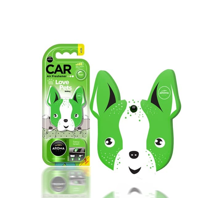 

Odświeżacz powietrza dog fancy green polimer