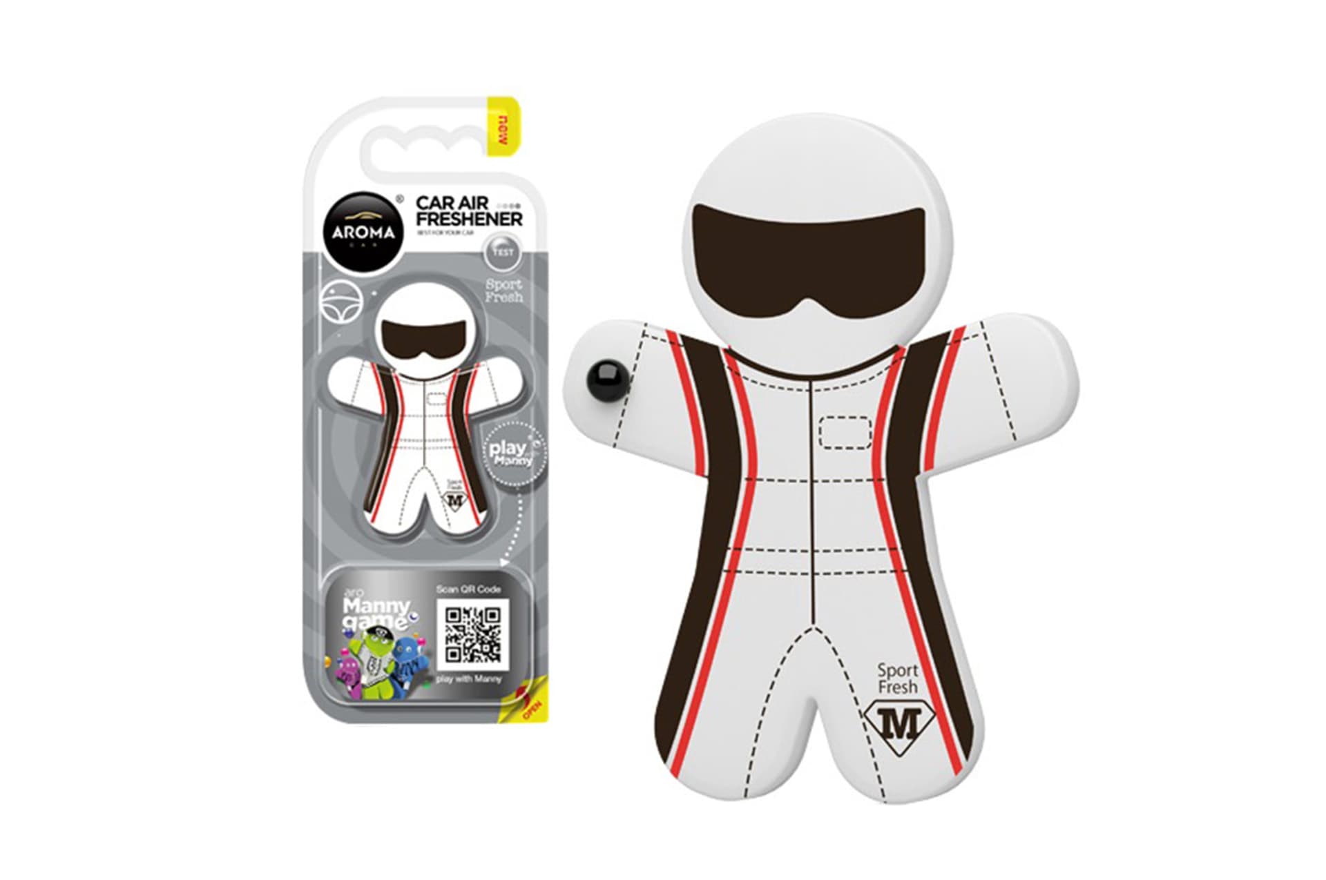 

Odświeżacz powietrza aroma car manny - sport fresh