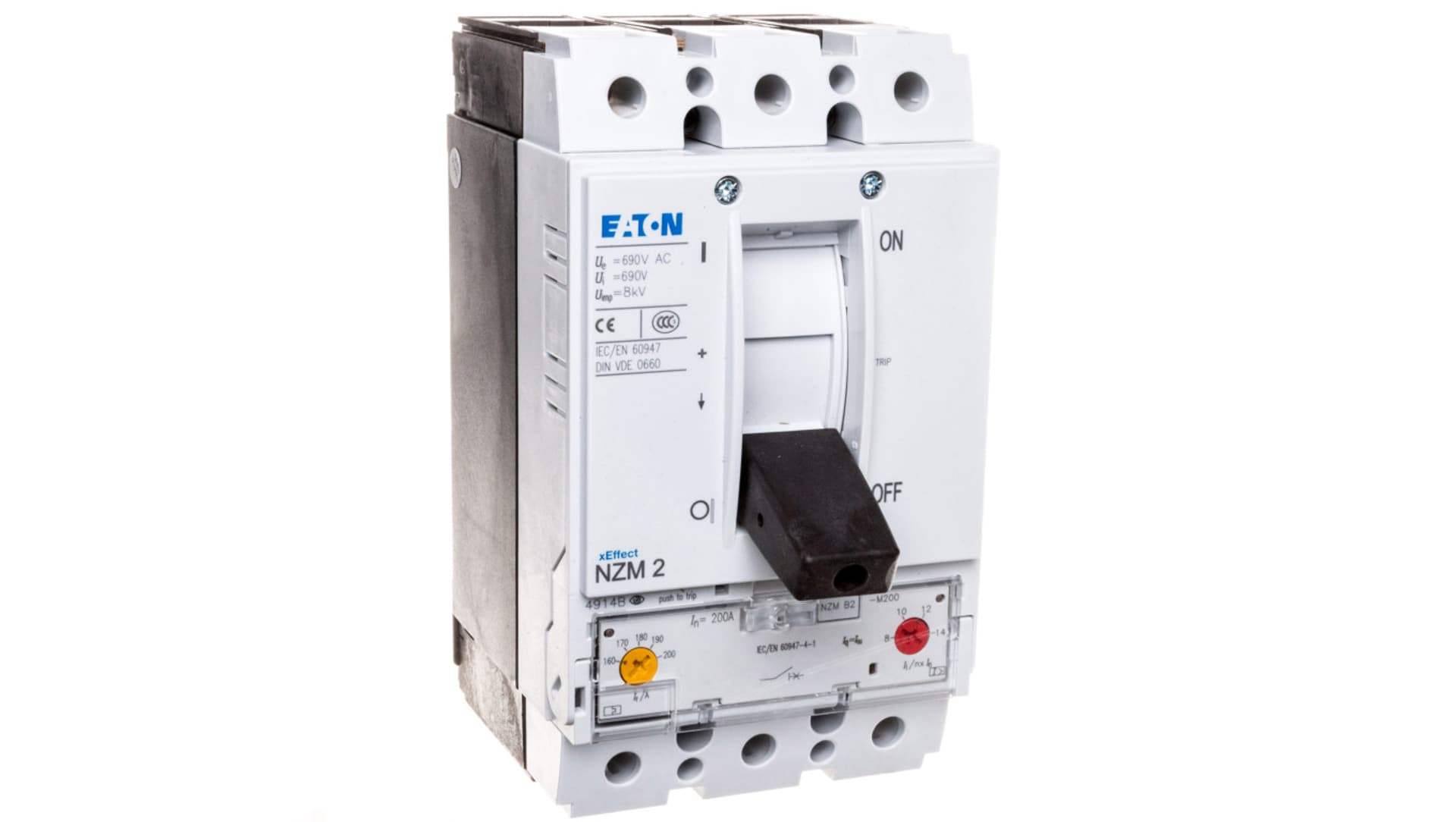 

Wyłącznik silnikowy 3P 110kW 160-200A NZMB2-M200 265717