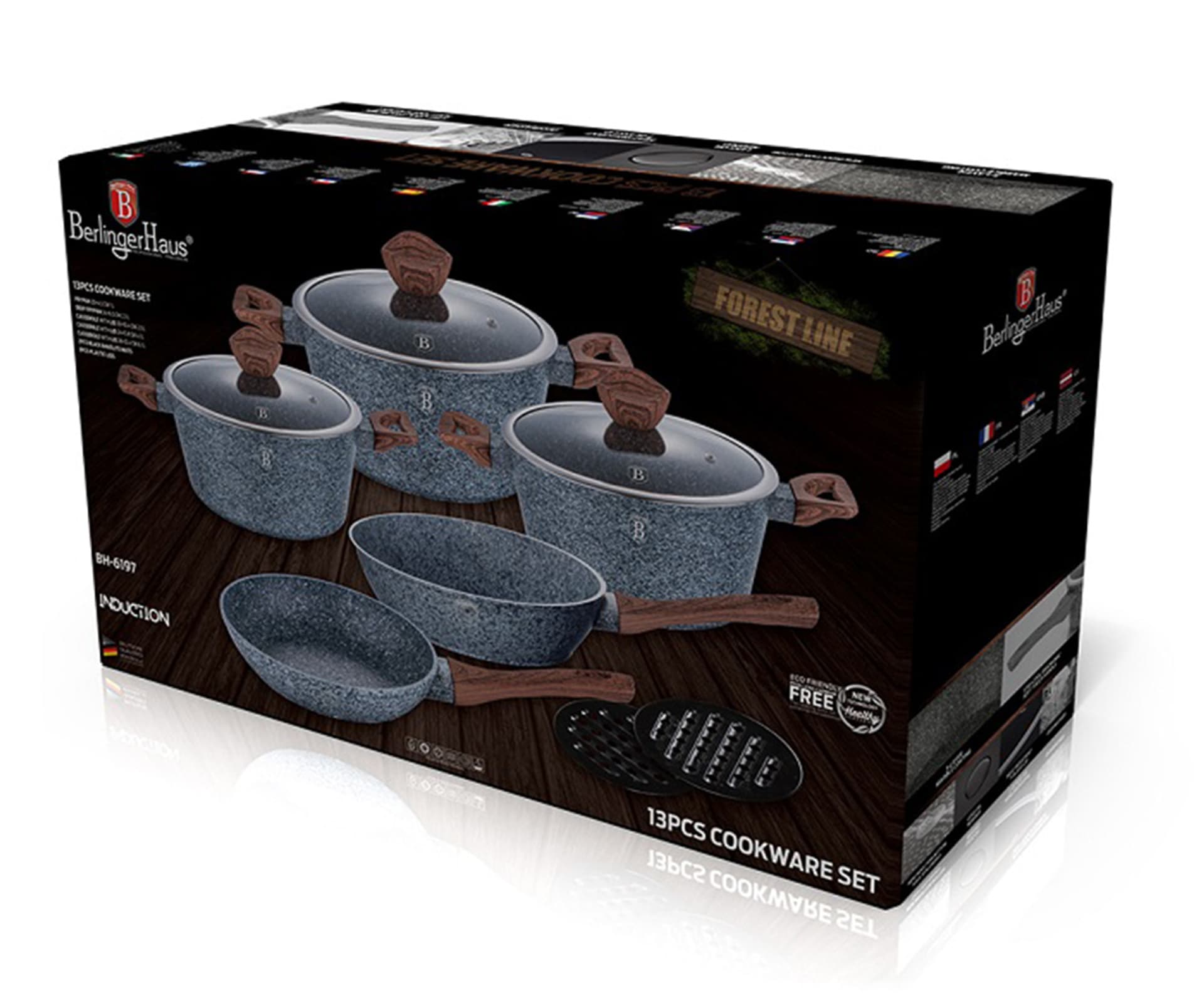 

ZESTAW GARNKÓW 13 ELEM. BERLINGER HAUS BH-6197 FOREST LINE