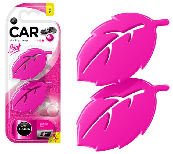 

Odświeżacz powietrza aroma car leaf 3d - bubble gum