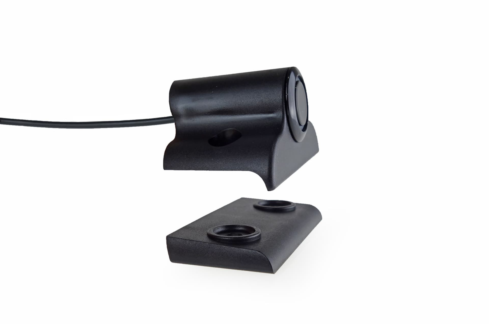 

Zestaw czujników parkowania cofania buzzer 4 sensory czarne truck 19mm
