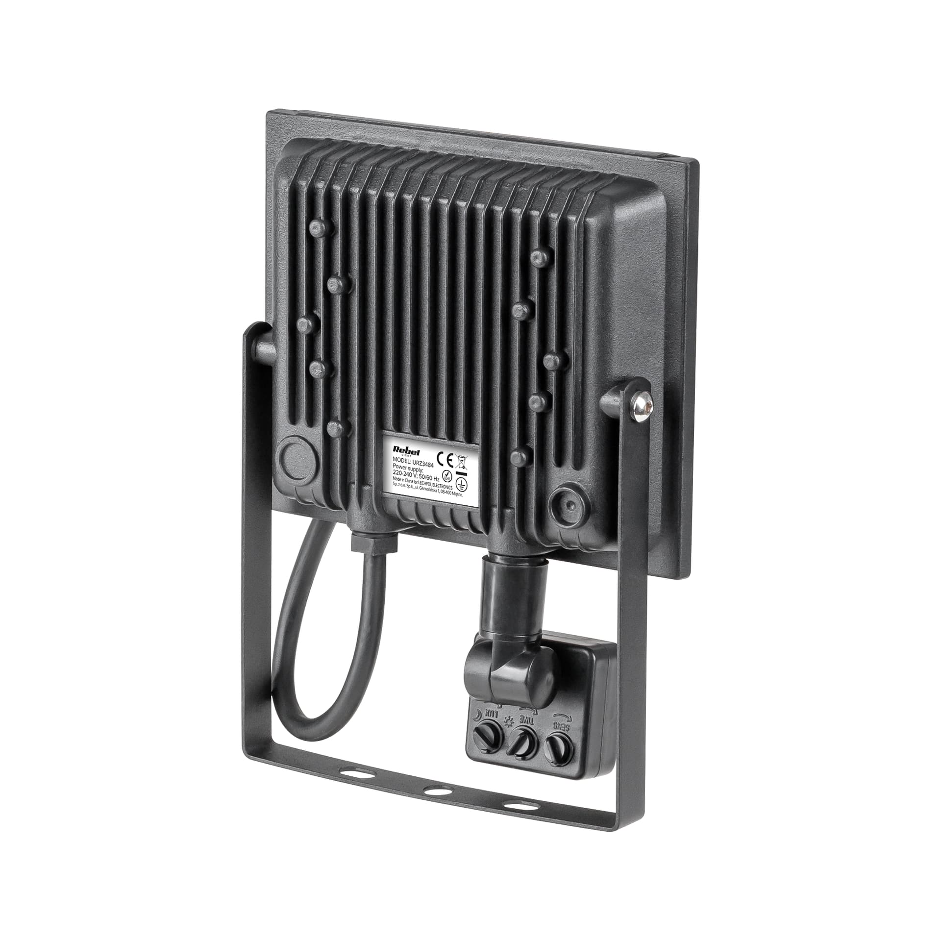 

Reflektor LED Rebel 20W z sensorem zmierzchu (28x2835 SMD) , 6500K, 230V, 28x2835 smd)/6500k/230