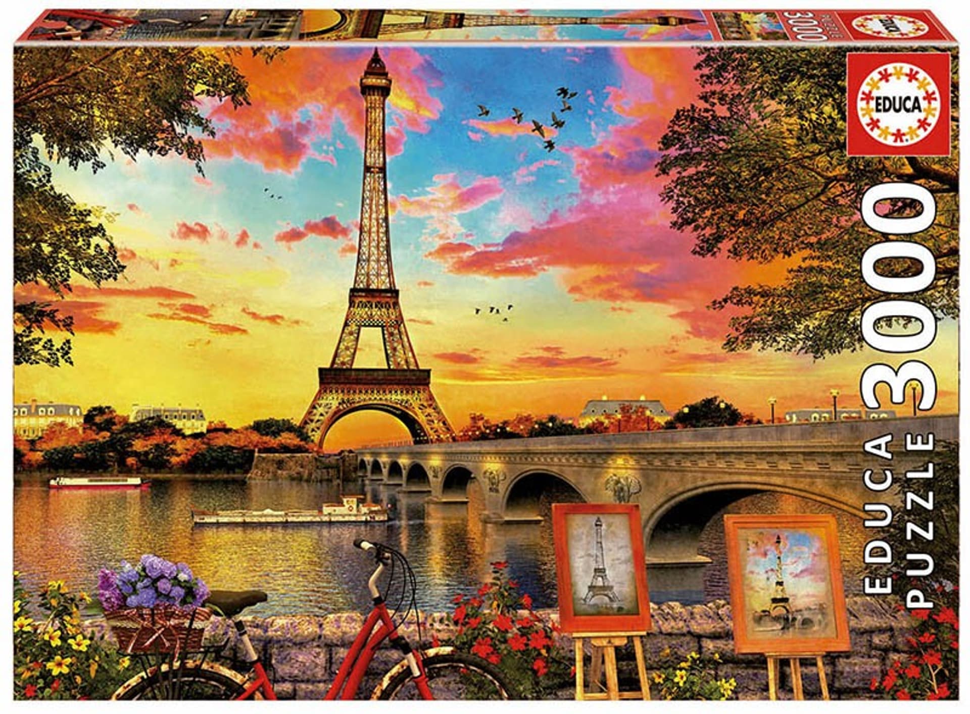 

Puzzle 3000 elementów Zachód słońca w Paryżu