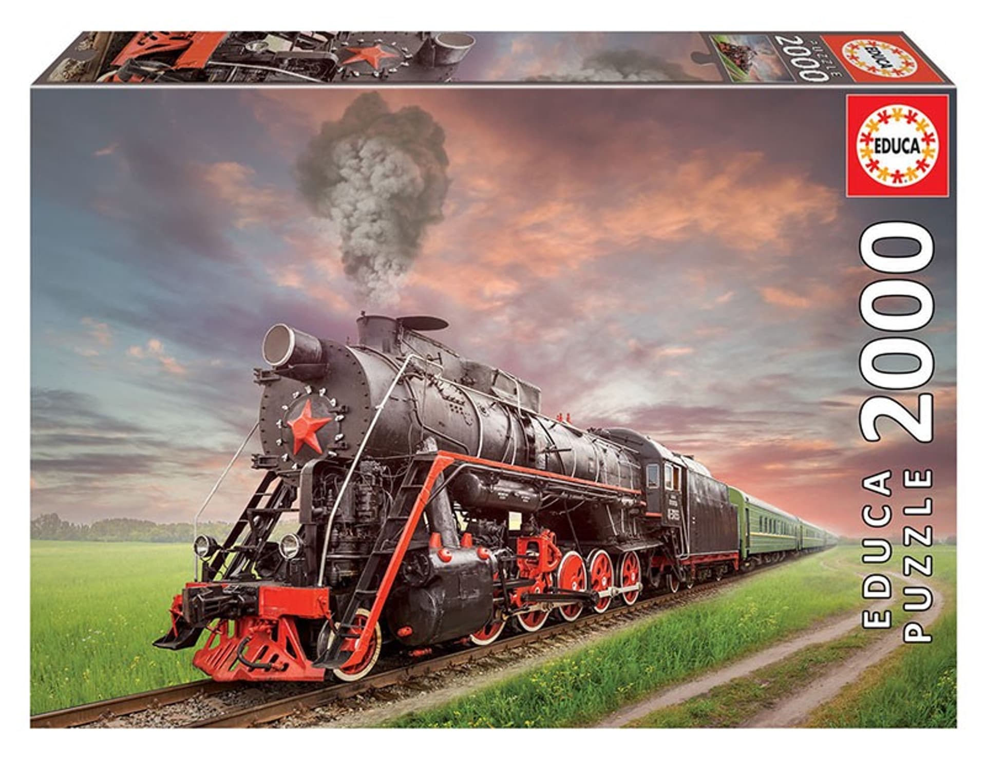 

Puzzle 2000 elementów Soviet Train