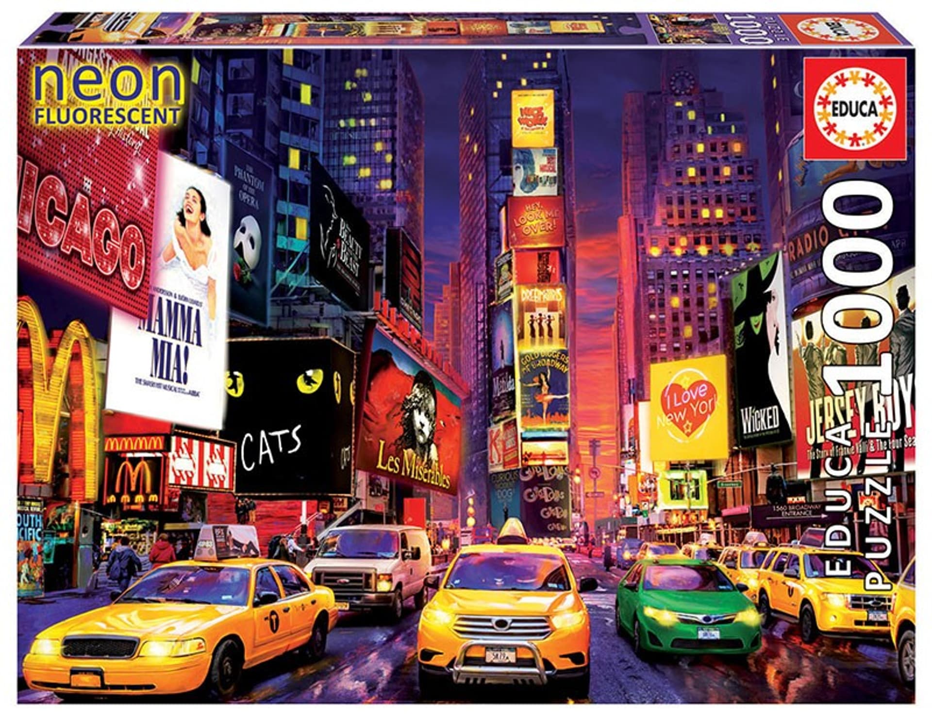 

Puzzle 1000 elementów Times Square Nowy York Neon