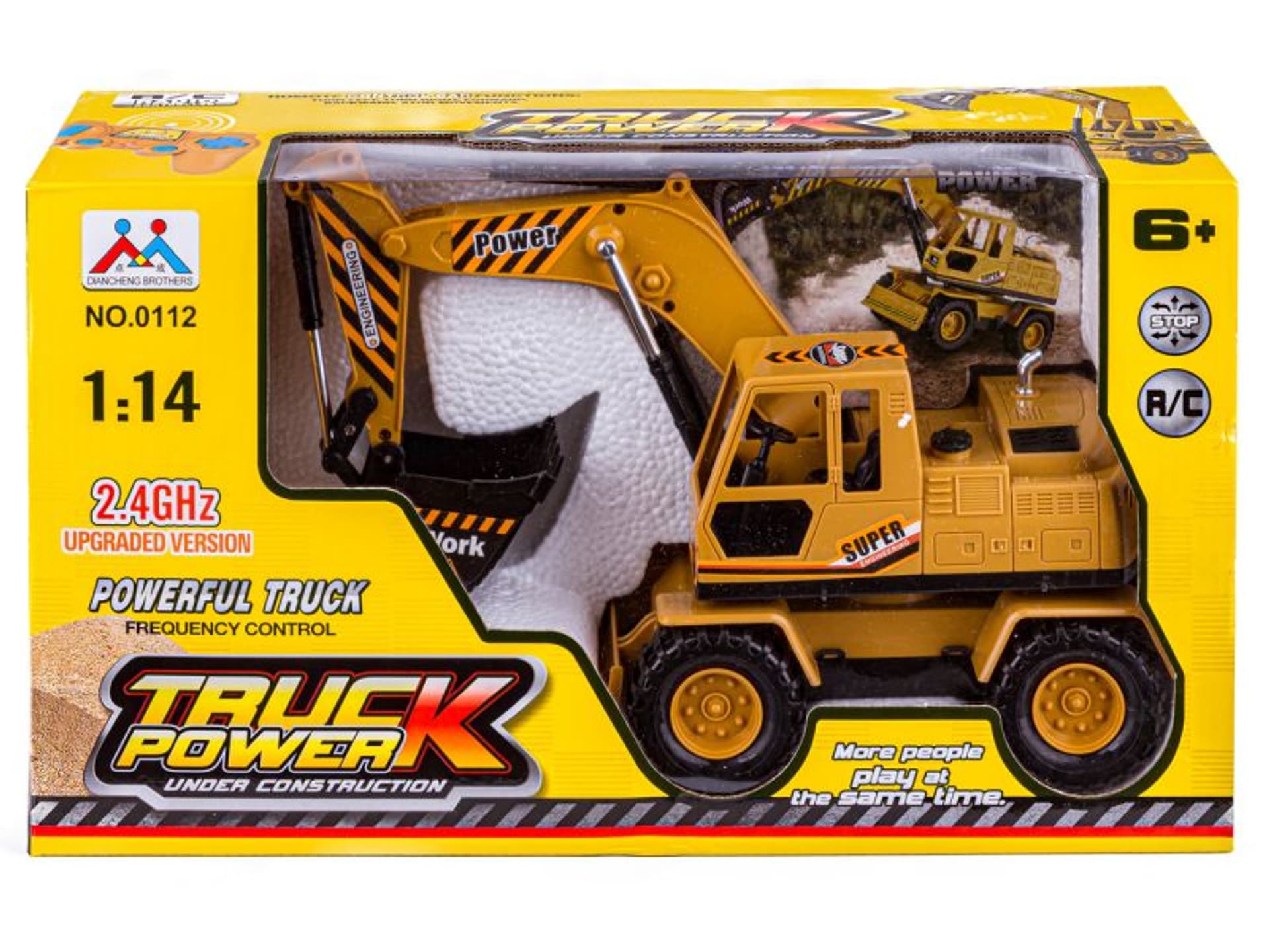 

Pojazd Budowlany, Koparka Spych RC 1:14 2,4GHz
