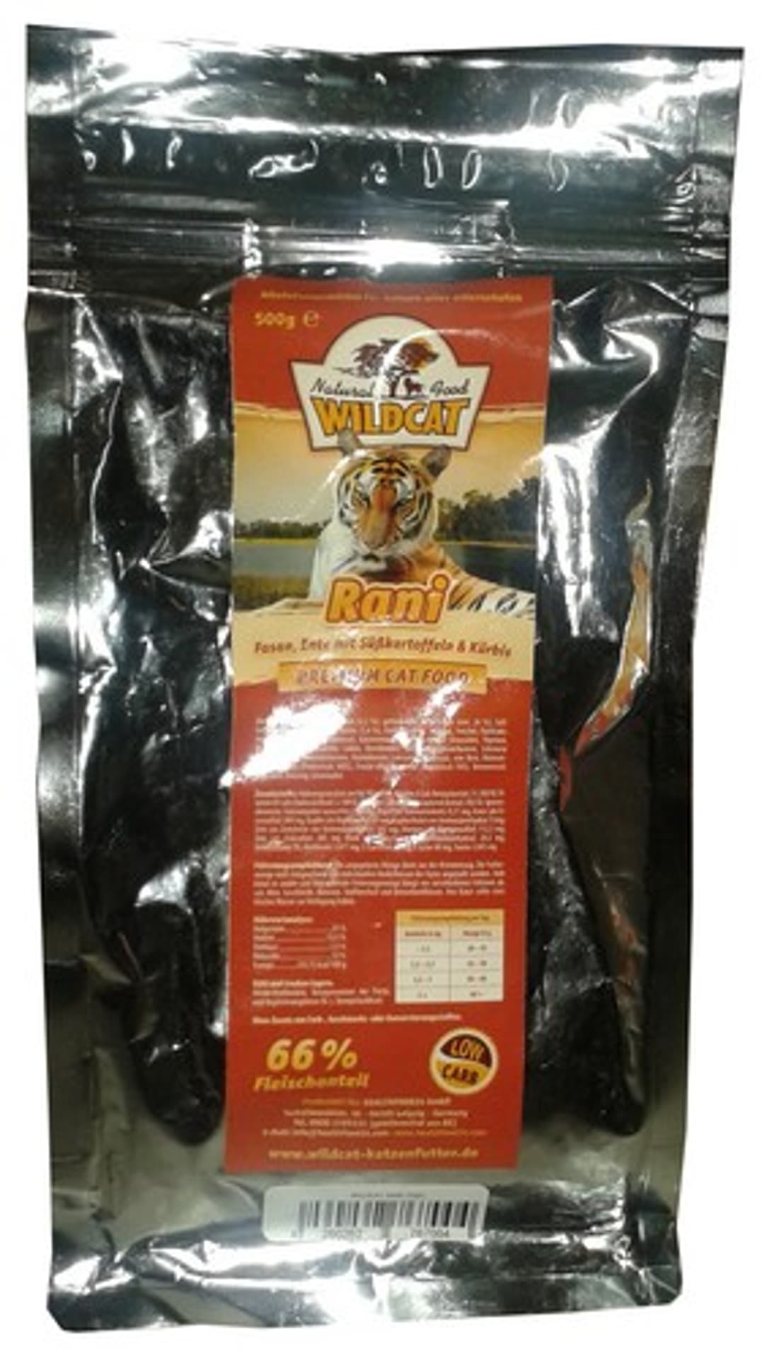 

Wildcat Rani - bażant, kaczka i bataty 500g