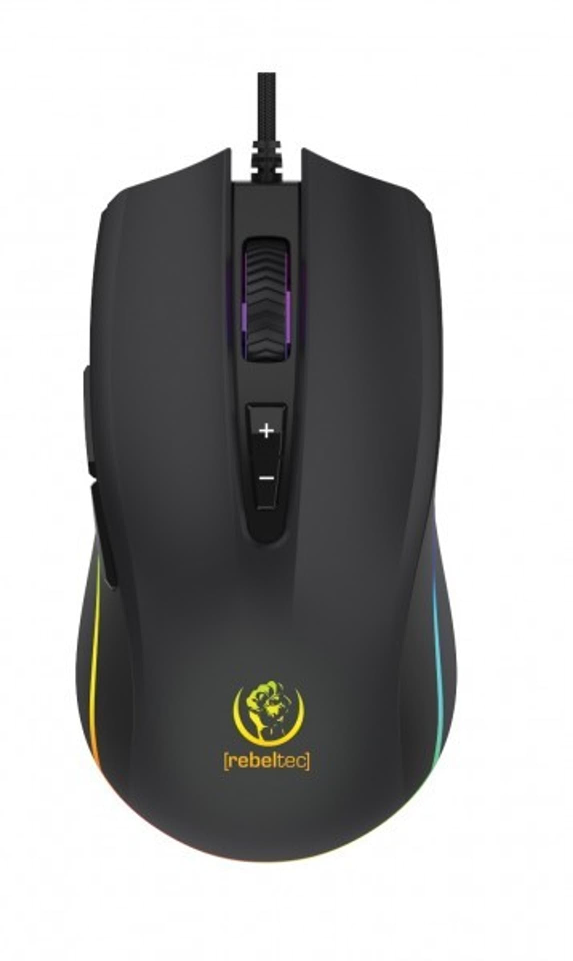 

Mysz dla graczy przewodowa Predator Sensor SUNPLUS 190, rozdzielczość:800/1600/2400/4800/6400 DPI, 7 przycisków i rolka