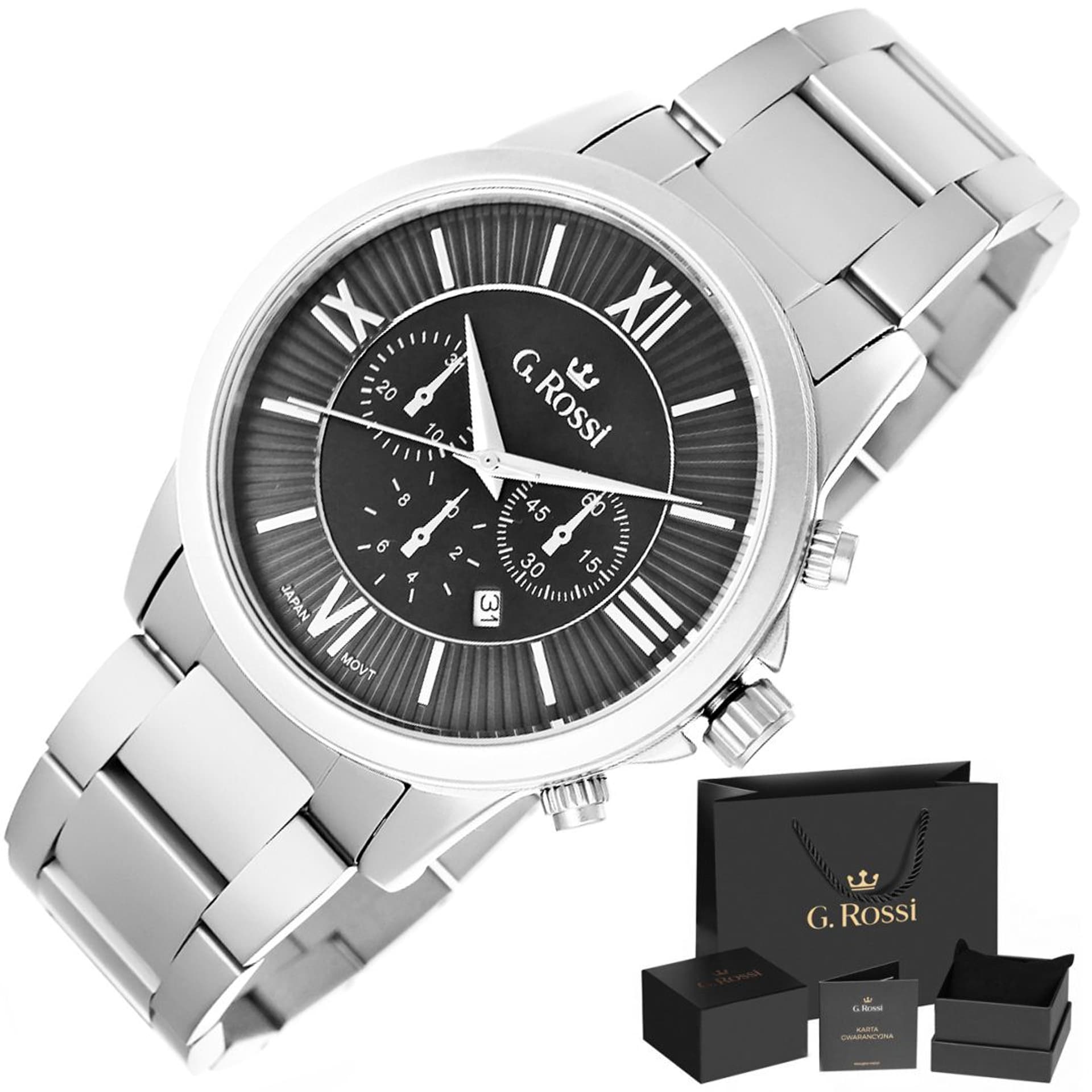 

Zegarek Męski G.Rossi 6846B-1C1 + BOX