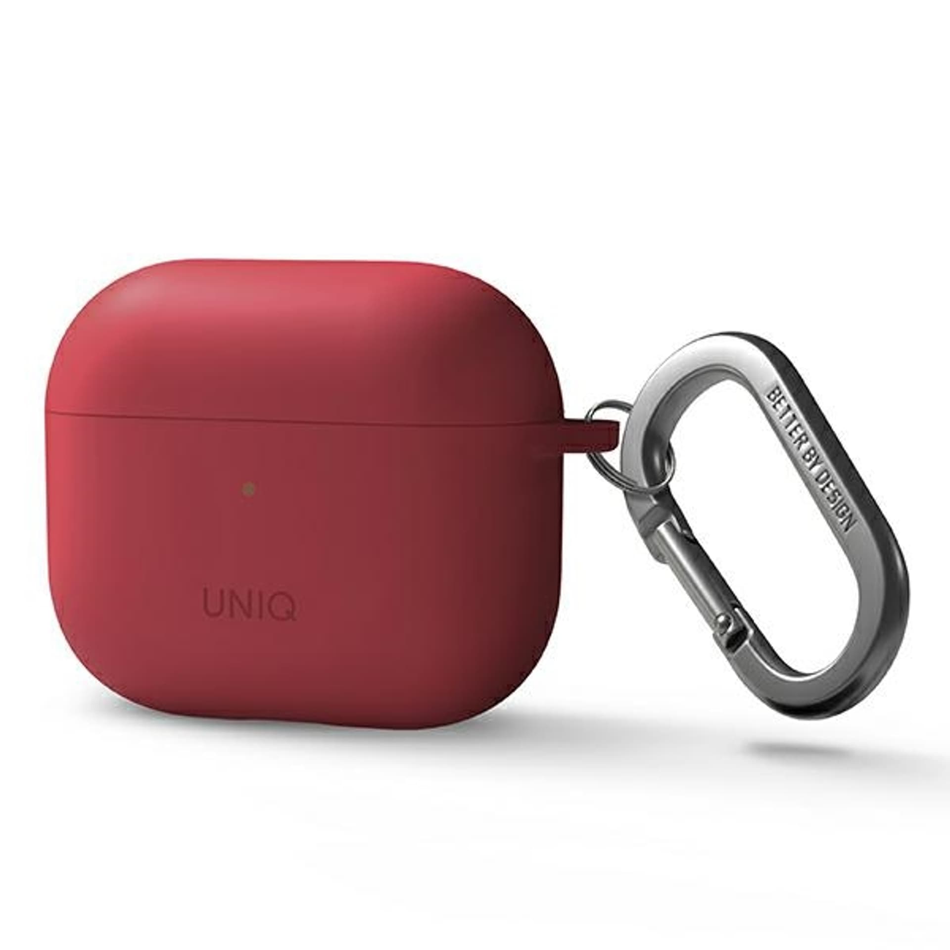 

UNIQ etui Nexo AirPods 3 gen + Ear Hooks Silicone czerwony/coral