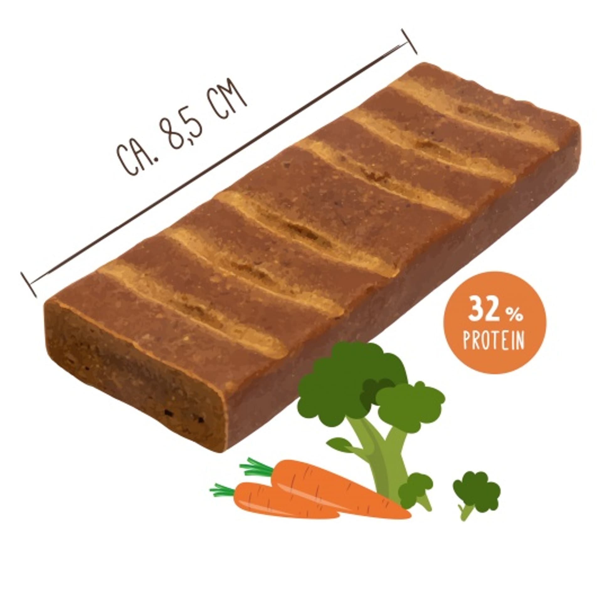 

Sammy's Fitness Slice Baton proteinowy Brokuł i marchew 25g