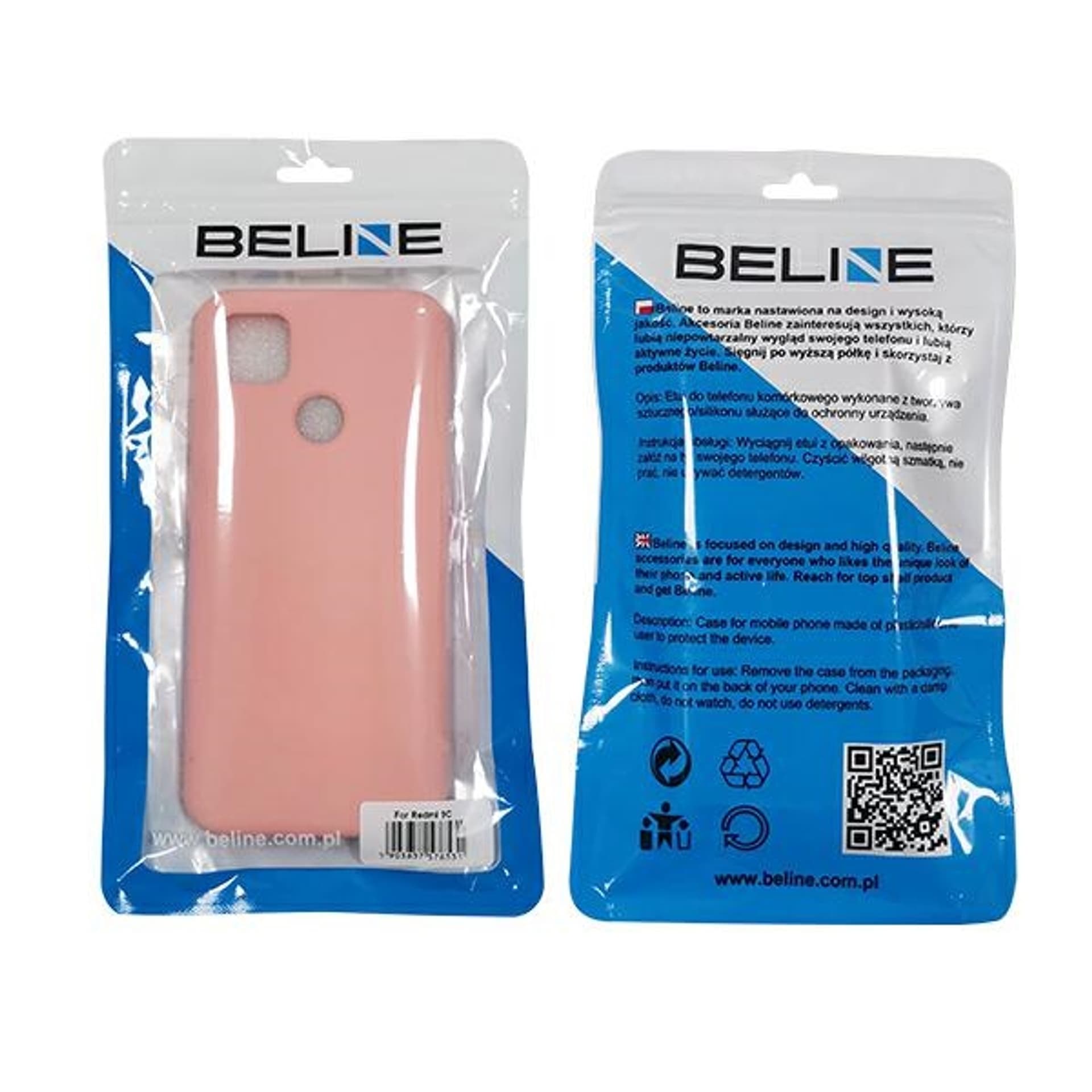 

Beline Etui Silicone Xiaomi Redmi 9C różowo-złoty/rose gold