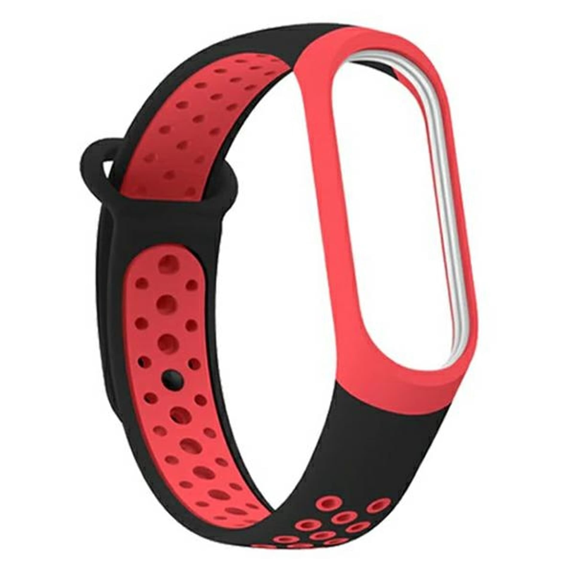 

Beline pasek Mi Band 3/4 design czarny-czerwony/black-red