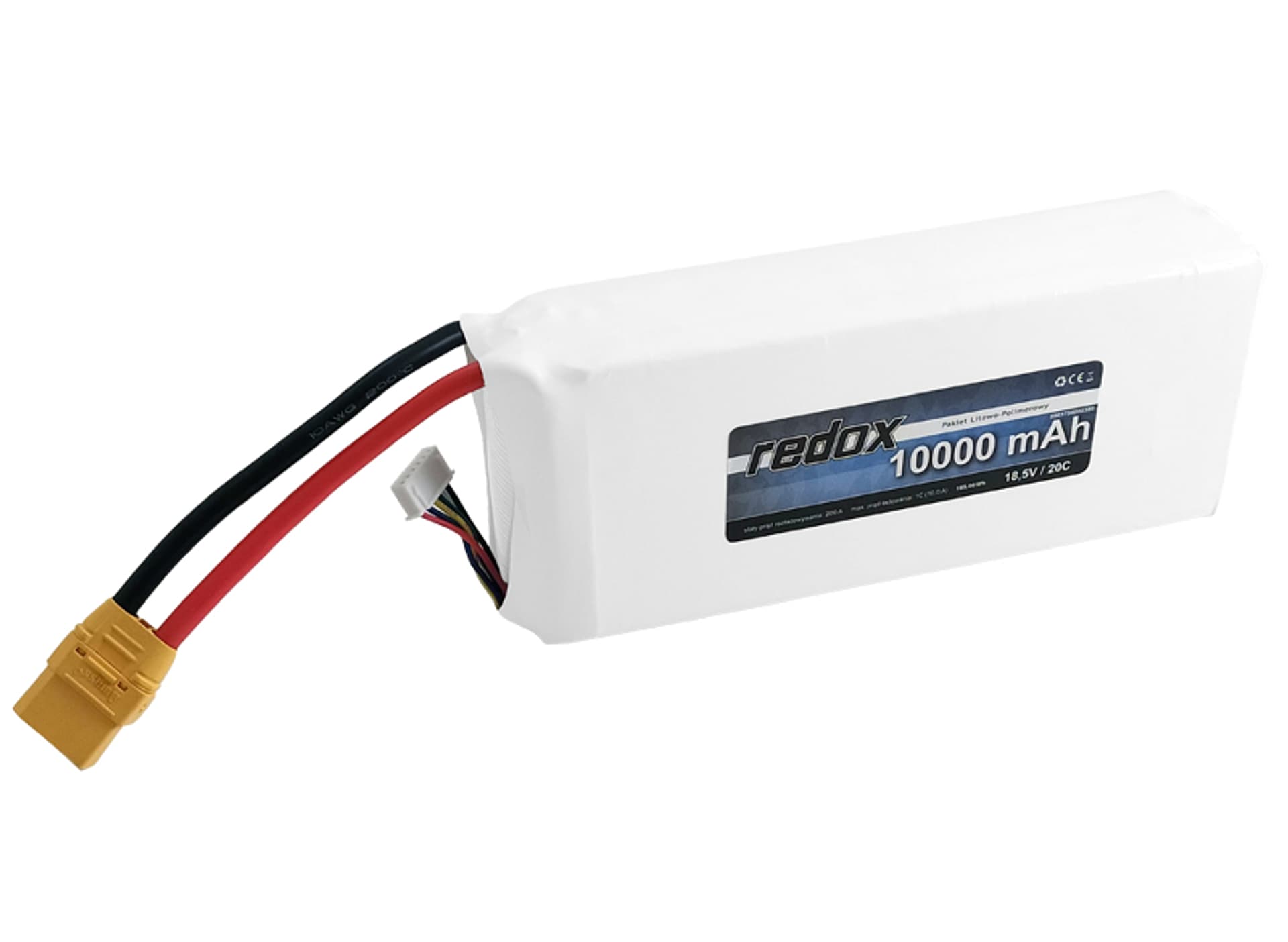

Redox 10000 mAh 18,5V 20C XT-90 - pakiet LiPo