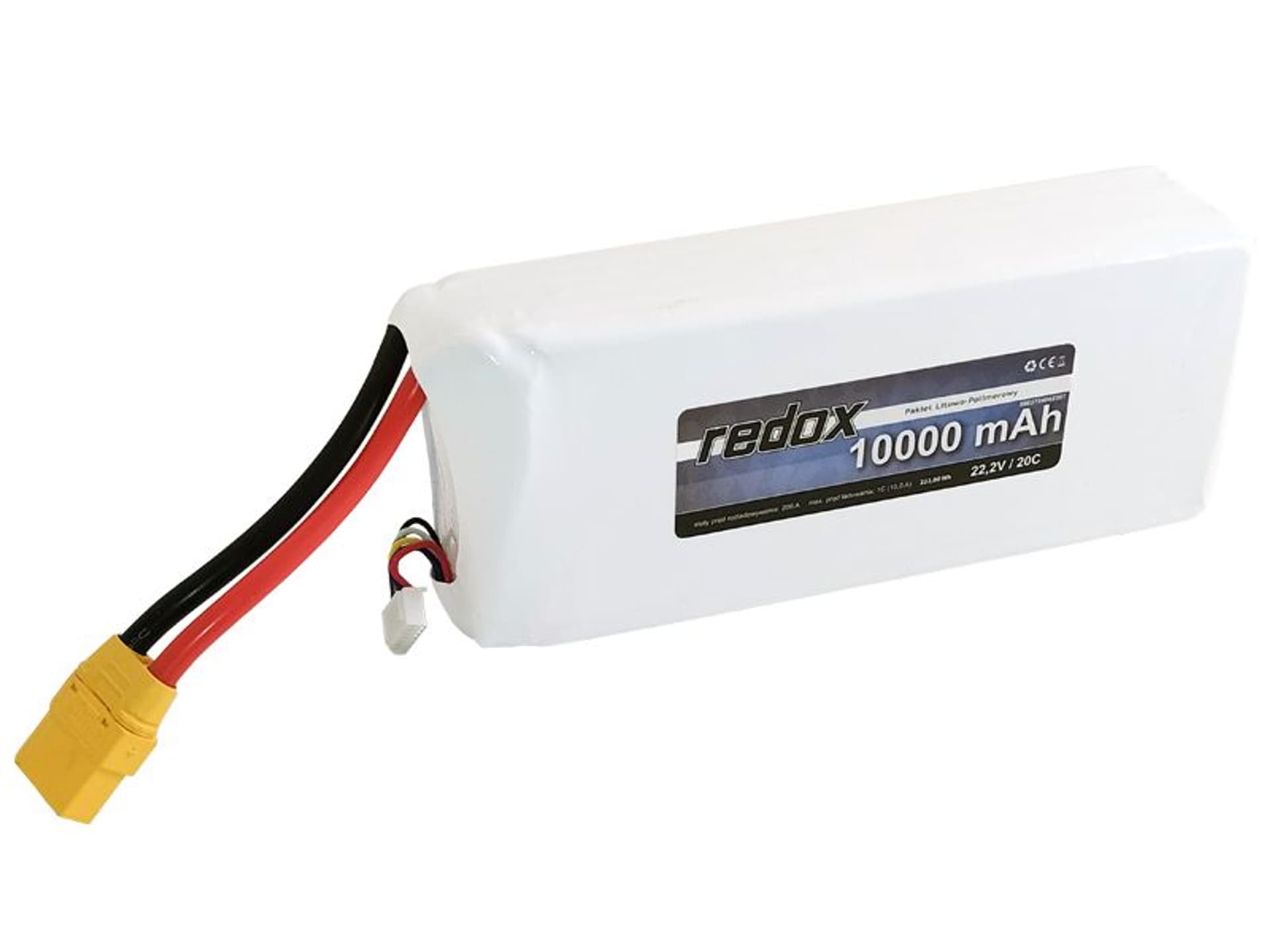 

Redox 10000 mAh 22,2V 20C XT-90 - pakiet LiPo