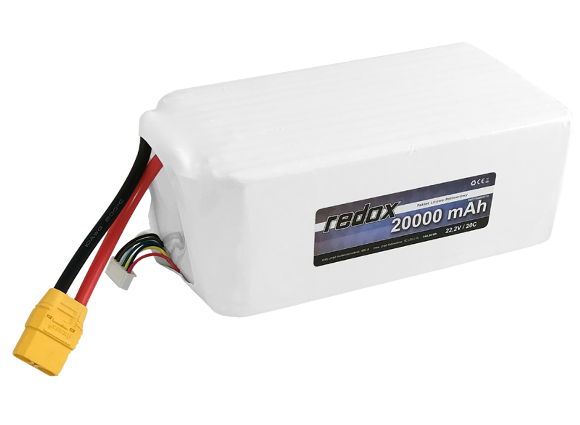 

Redox 20000 mAh 22,2V 20C XT-90 - pakiet LiPo