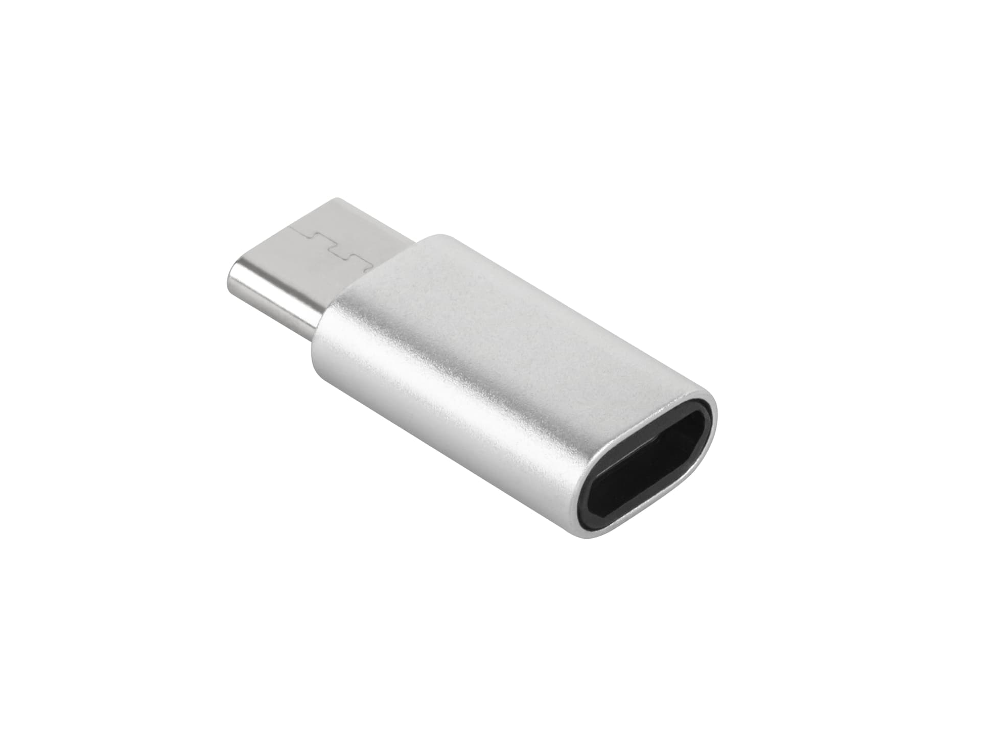 

Adapter Przejściówka Micro USB - USB typu C M-Life srebrna