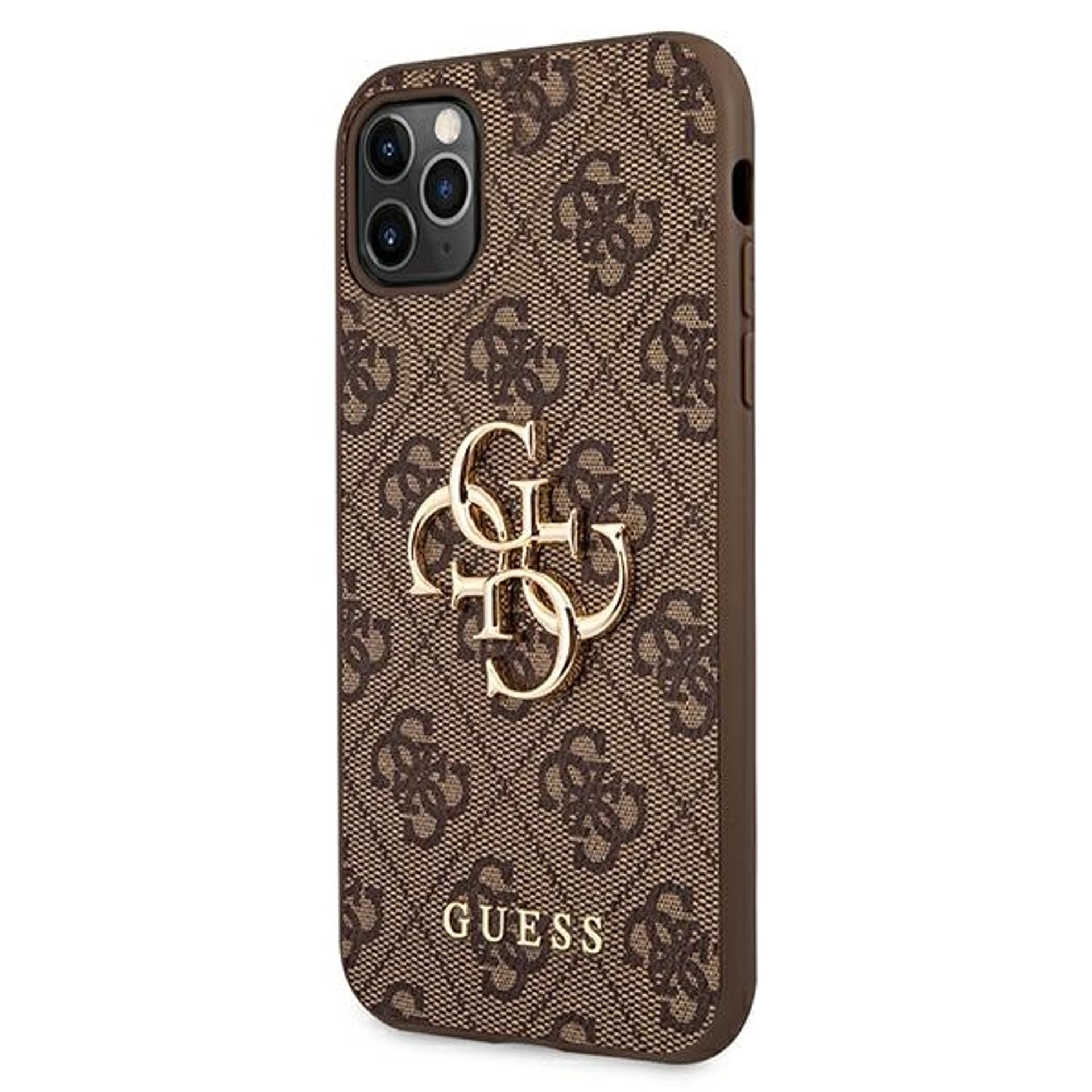 

Guess GUHCN584GMGBR iPhone 11 Pro brązowy/brown hardcase 4G Big Metal Logo