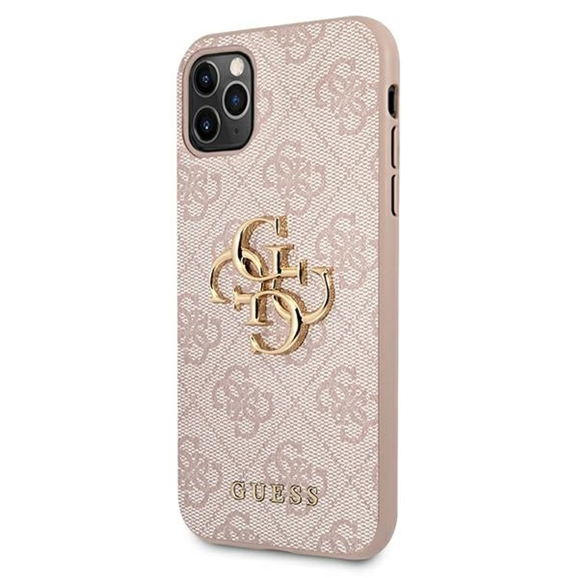 

Guess GUHCN584GMGPI iPhone 11 Pro różowy/pink hardcase 4G Big Metal Logo