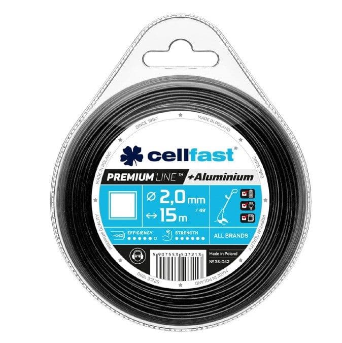 

ŻYŁKA DO PODKASZARKI KWADRAT 2.0 MM X 15 MB PREMIUM