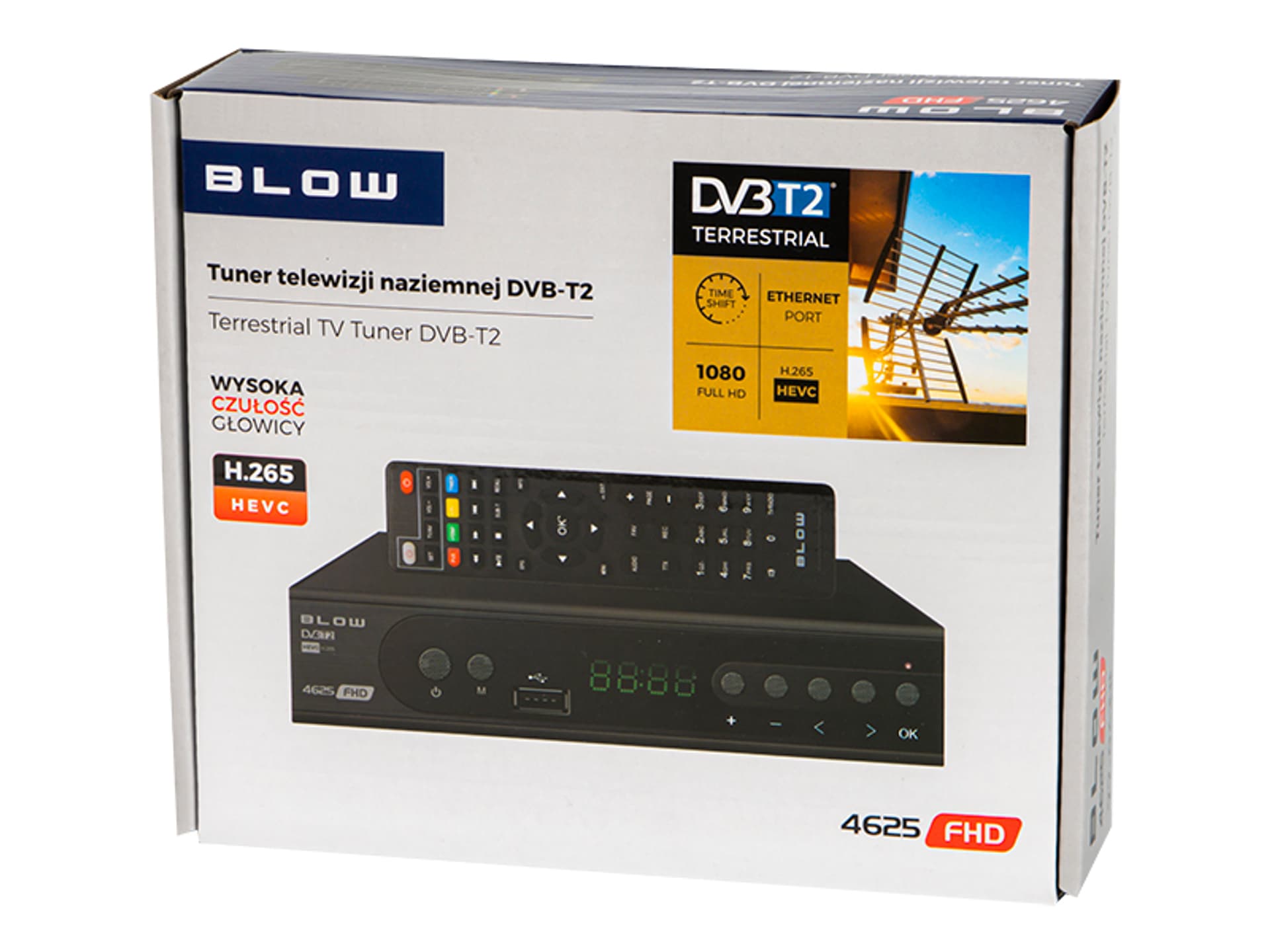 

Tuner DVB-T2 BLOW 4625FHD H.265