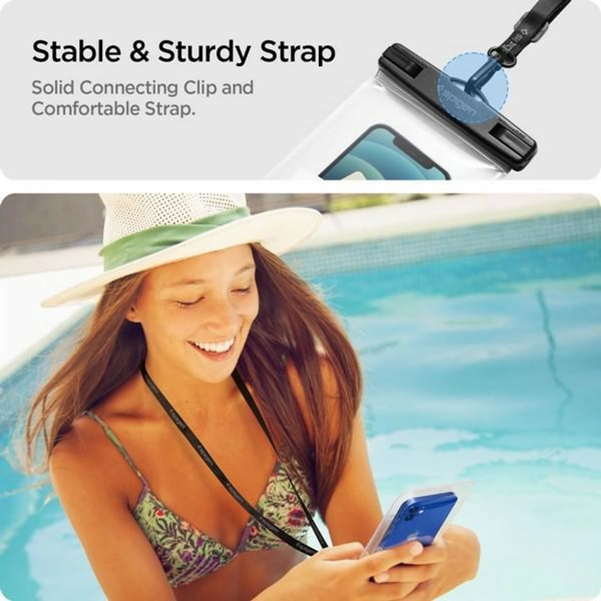 

Spigen Waterproof Case A601 Universal 2szt Crystal Clear