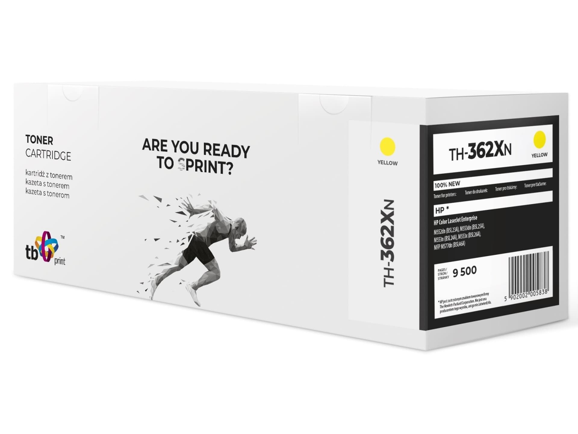 

Toner do HP CLJ M552/M553/M577 YE TH-362XN 100%