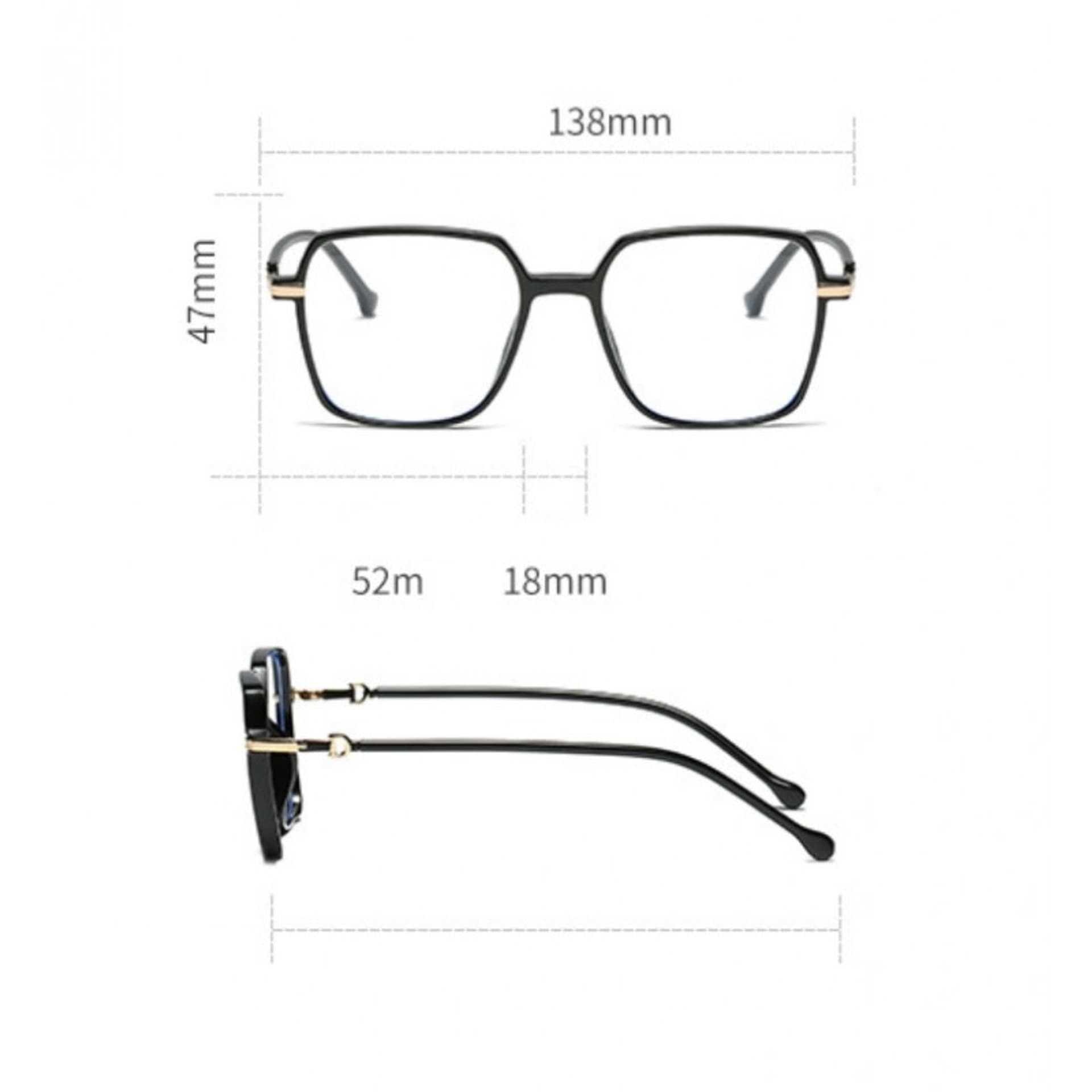 

Okulary "zerówki" owal złoto gold rose OK242wz3