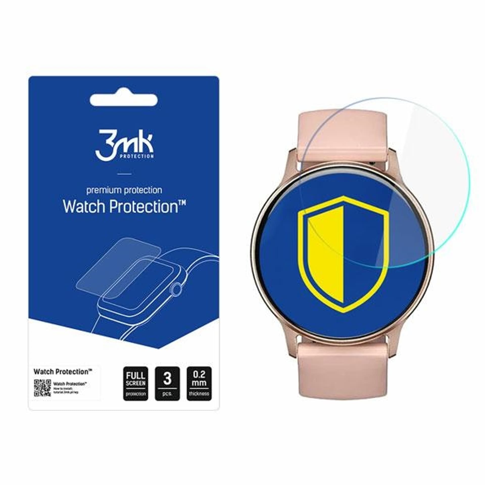 

3MK Folia ARC Umidigi Uwatch 3S Watch Folia Fulscreen