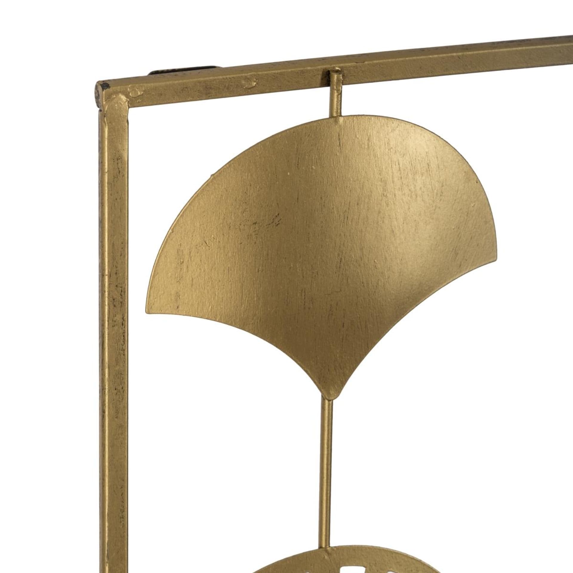 

Metalowa ozdoba ścienna liście 30x80 cm