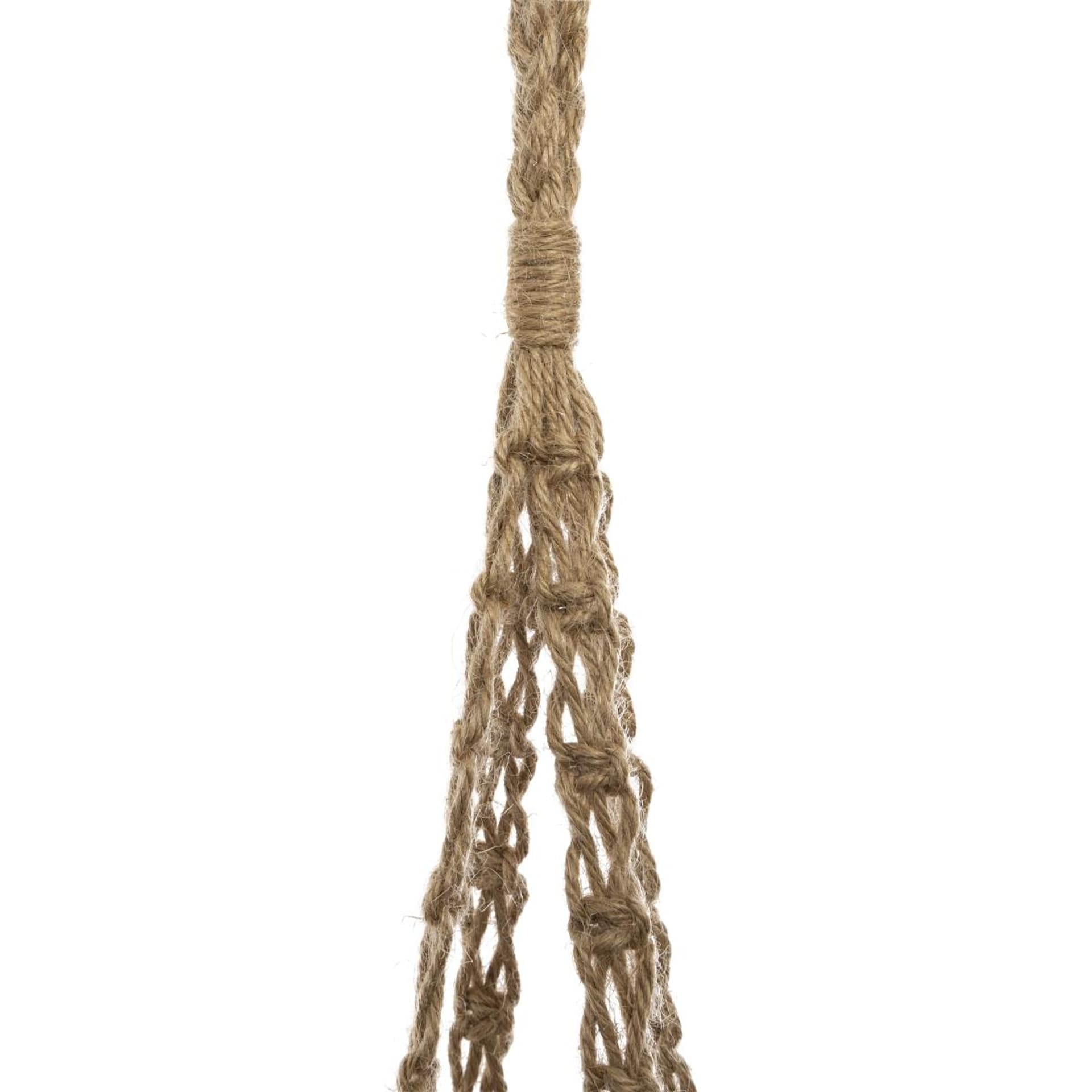 

Kwietnik wiszący z białą doniczką 74 cm