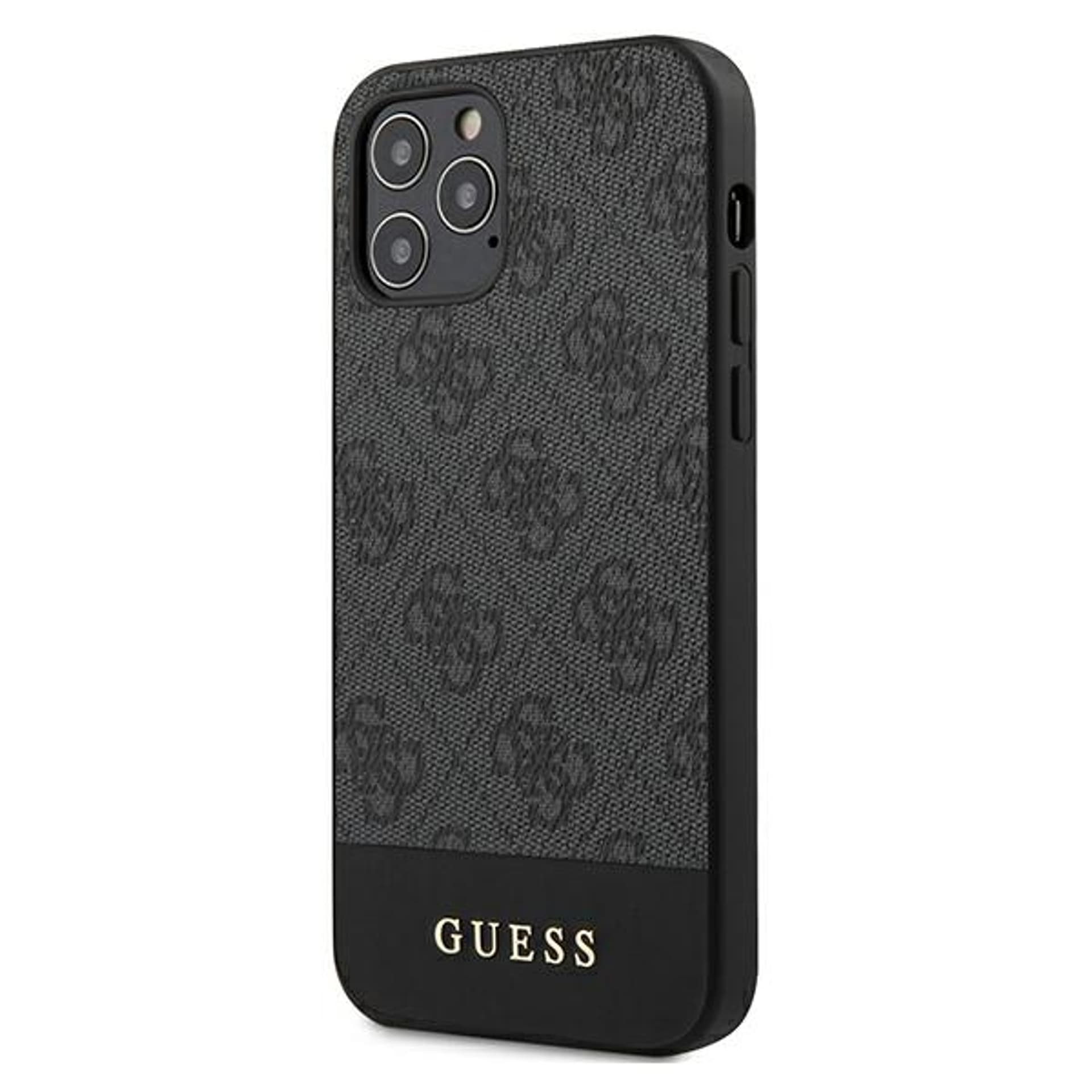 

Guess GUHCP12MG4GLGR iPhone 12/12 Pro 6,1" szary/grey hardcase 4G Stripe Collection