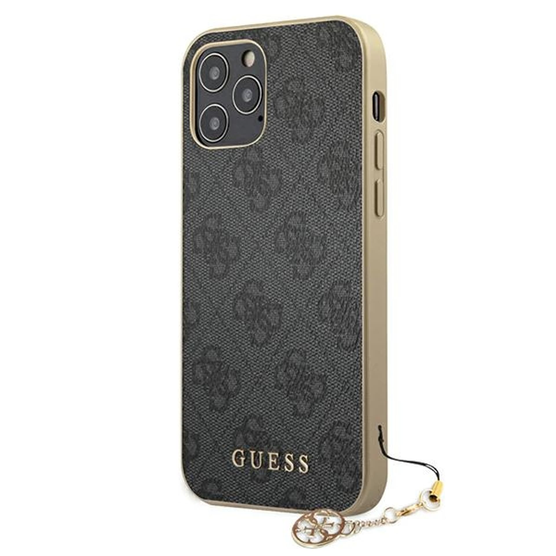 

Guess GUHCP12MGF4GGR iPhone 12/12 Pro 6,1" szary/grey hardcase 4G Charms Collection