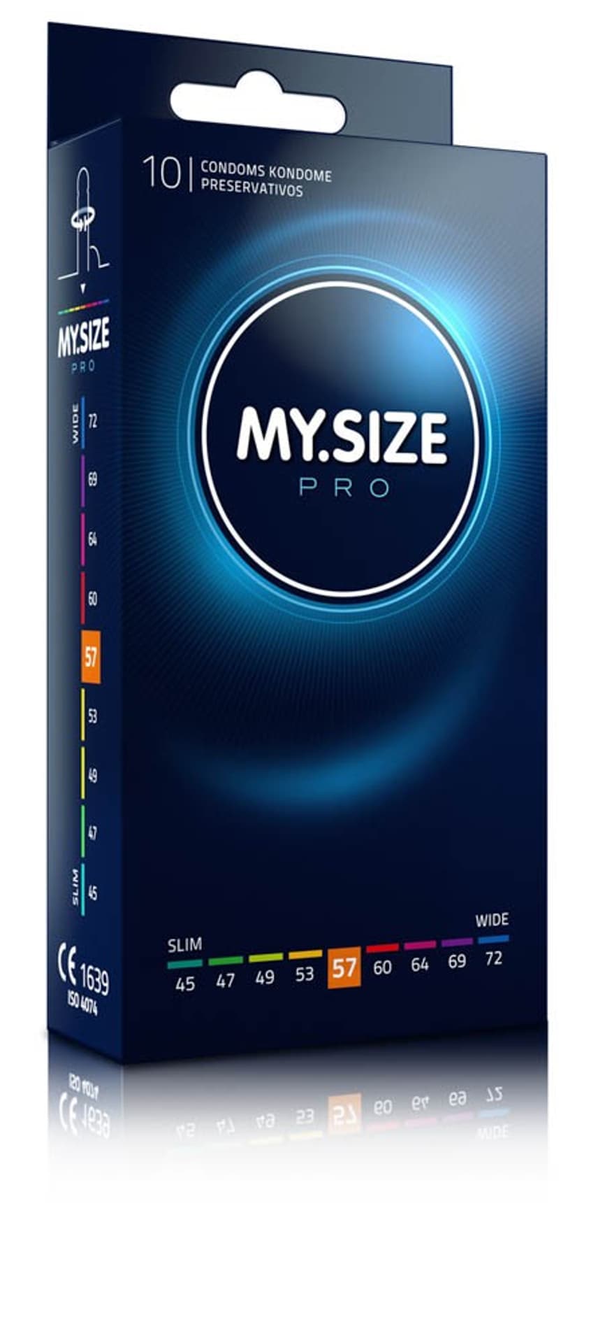 

Prezerwatywy 57 mm 10 szt. My.Size Pro