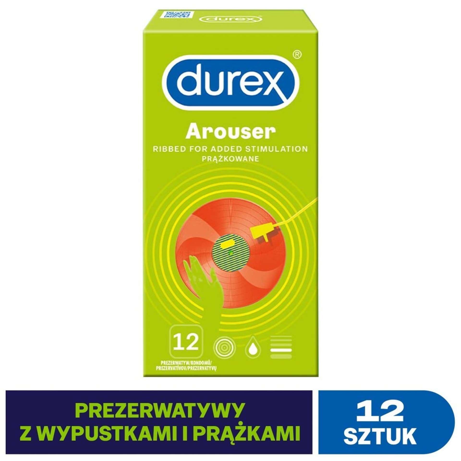

Durex Prezerwatywy Arouser 12 szt