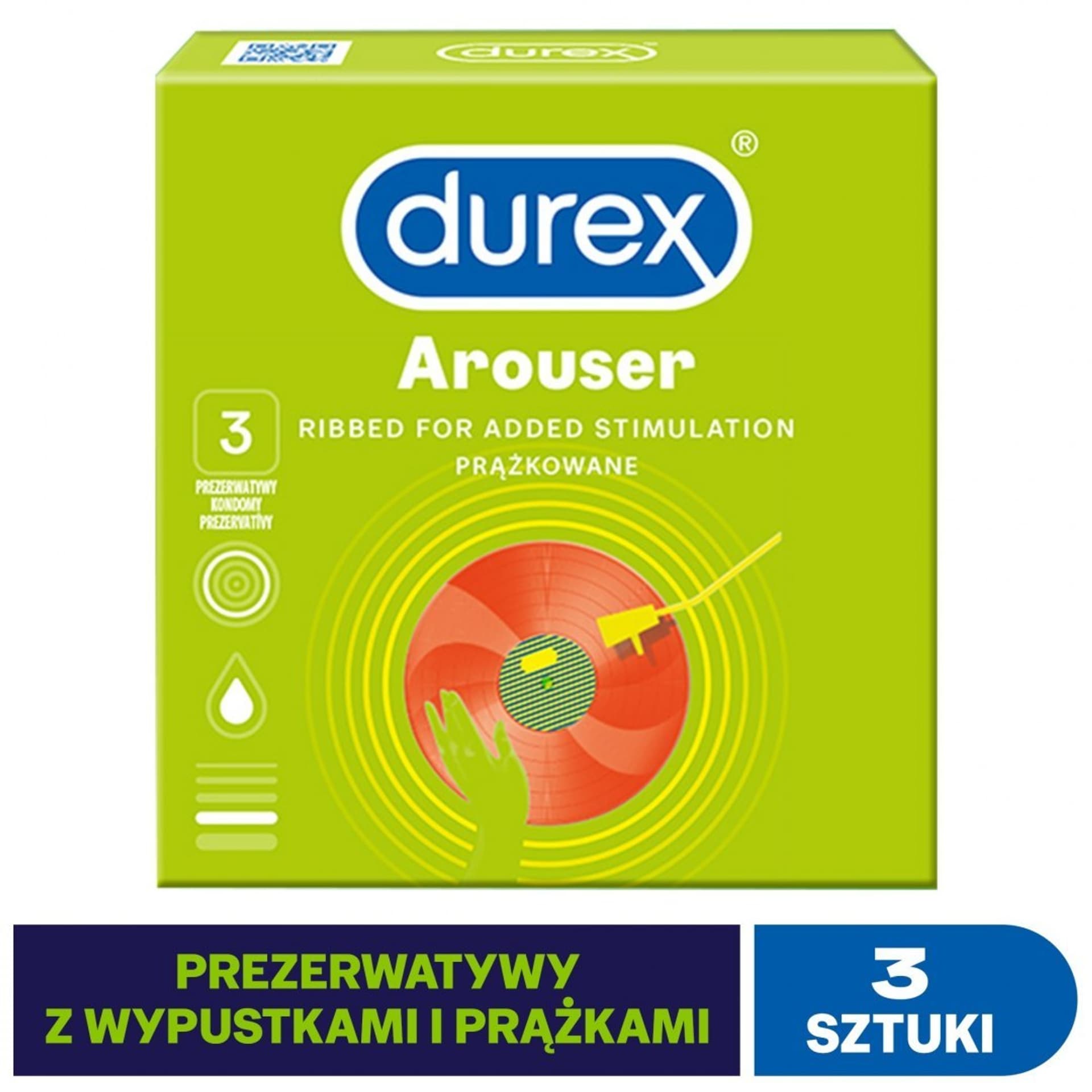 

Durex Prezerwatywy Arouser 3 szt