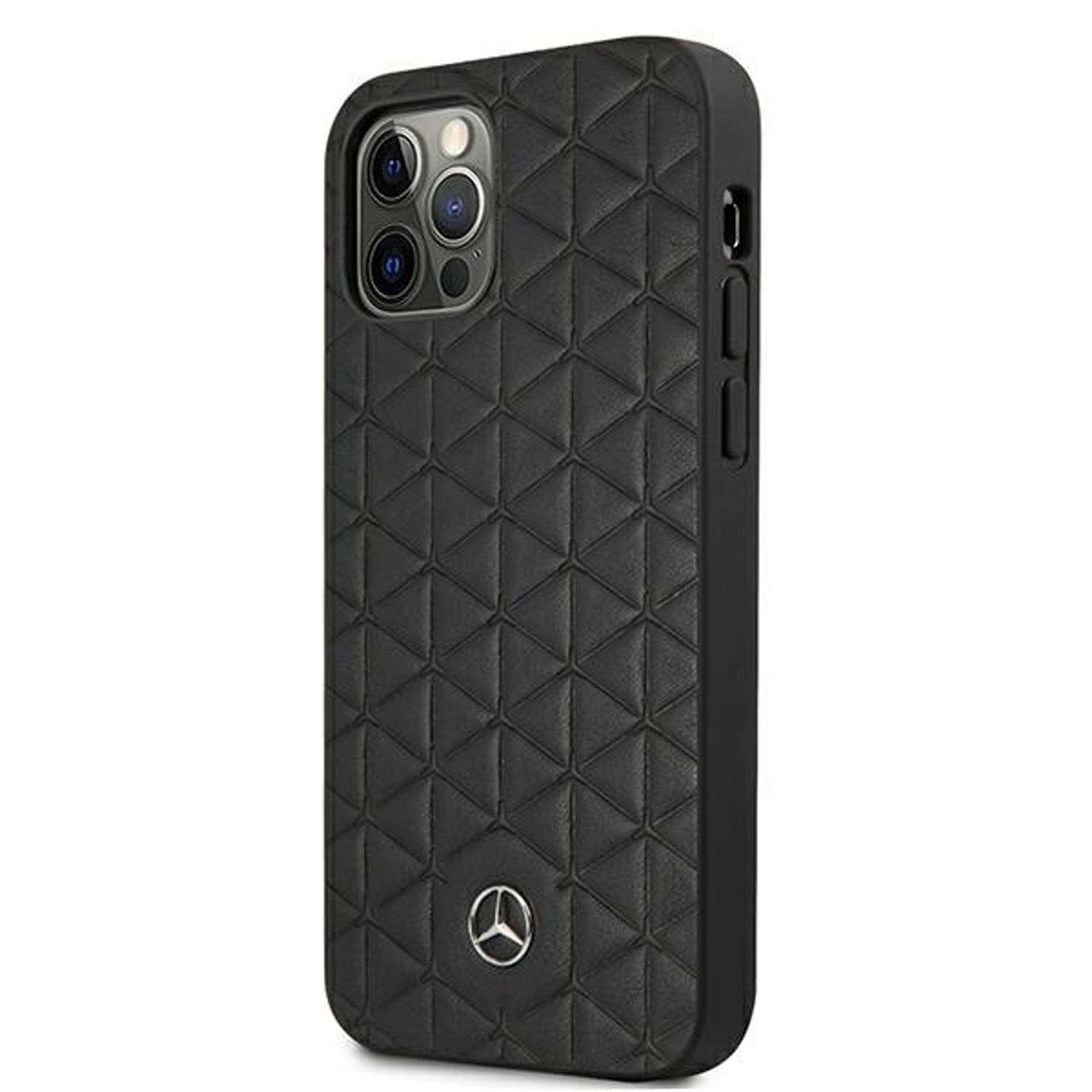 

Mercedes MEHCP12LSPSBK iPhone 12 Pro Max 6,7" czarny/black hardcase Leather Quilted Embossed