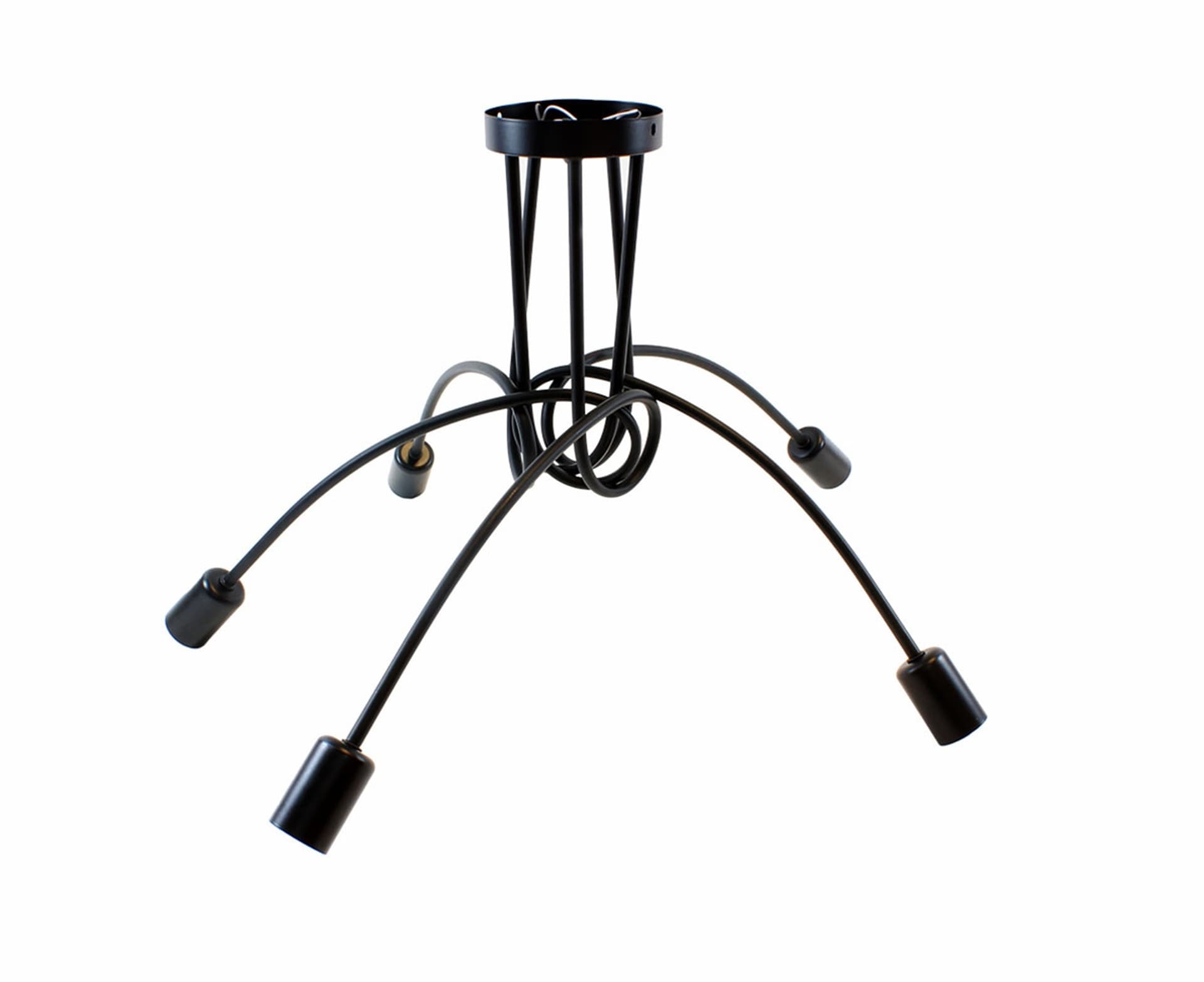 

ZD74A Nowoczesna lampa żyrandol 5 czarny