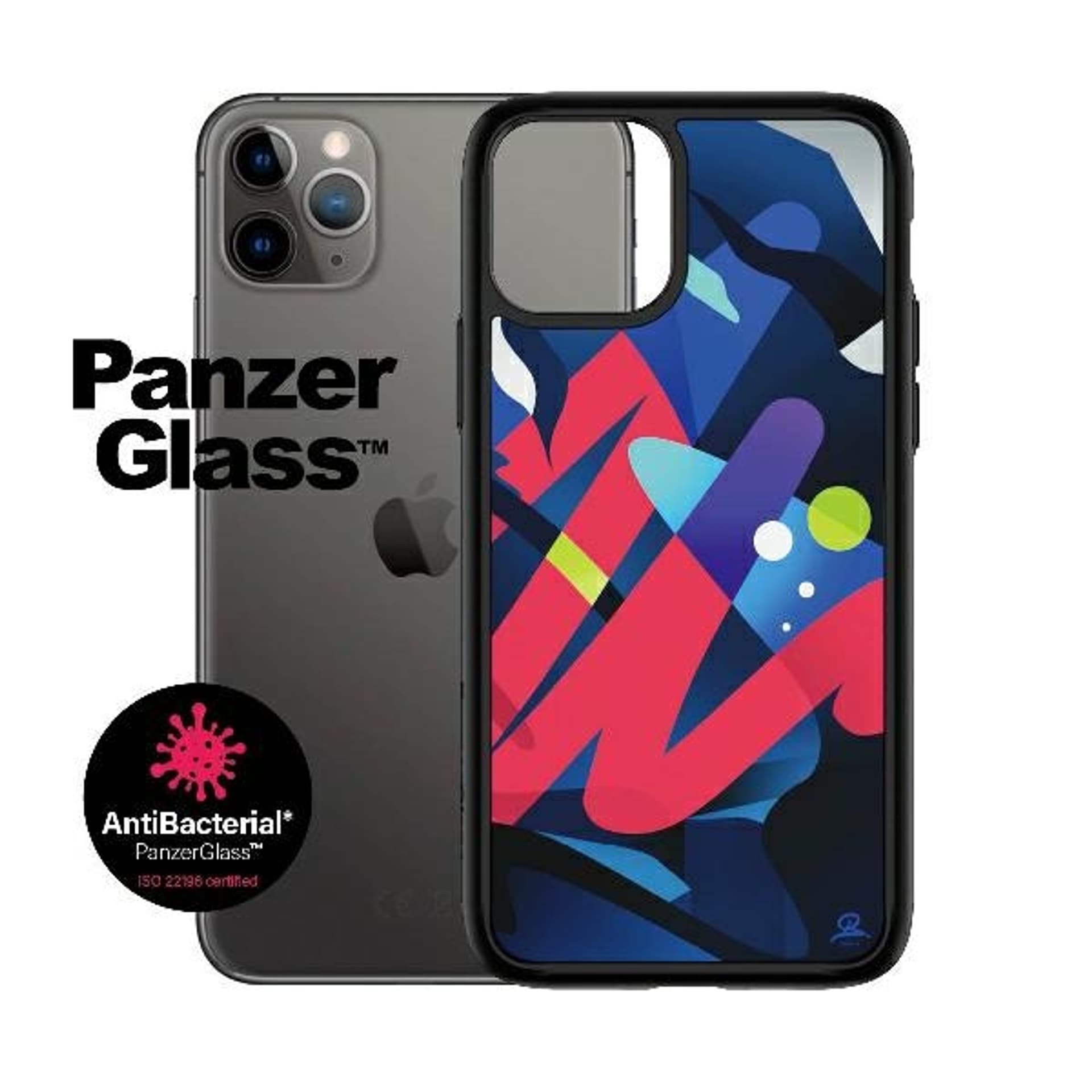 

PanzerGlass ClearCase iPhone 11 Pro Mikael B Limited Artist Edition Antibacterial
