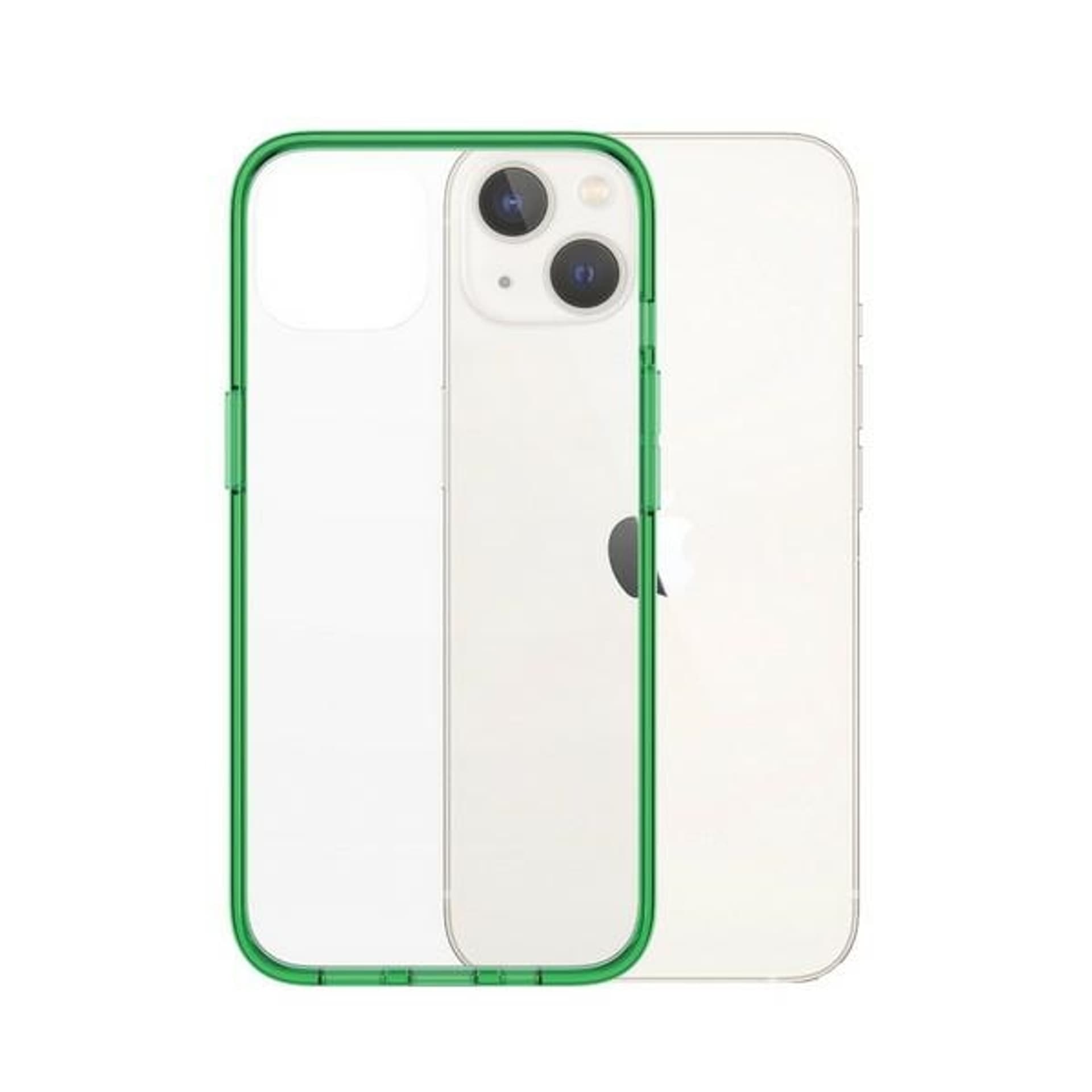 

PanzerGlass ClearCase iPhone 13 6.1" Antibacterial Military grade Lime 0334