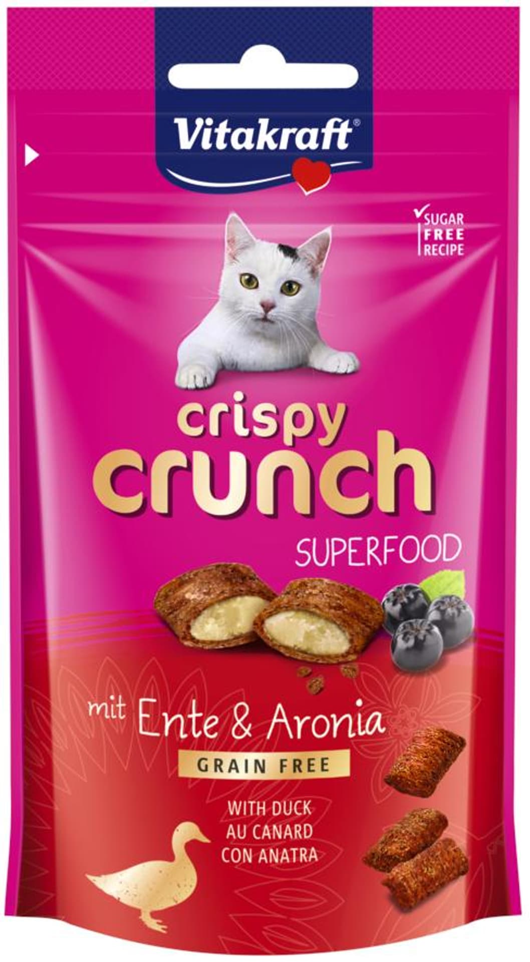 

VITAKRAFT CRISPY CRUNCH przysmak dla kota, kaczka i aronia 60g
