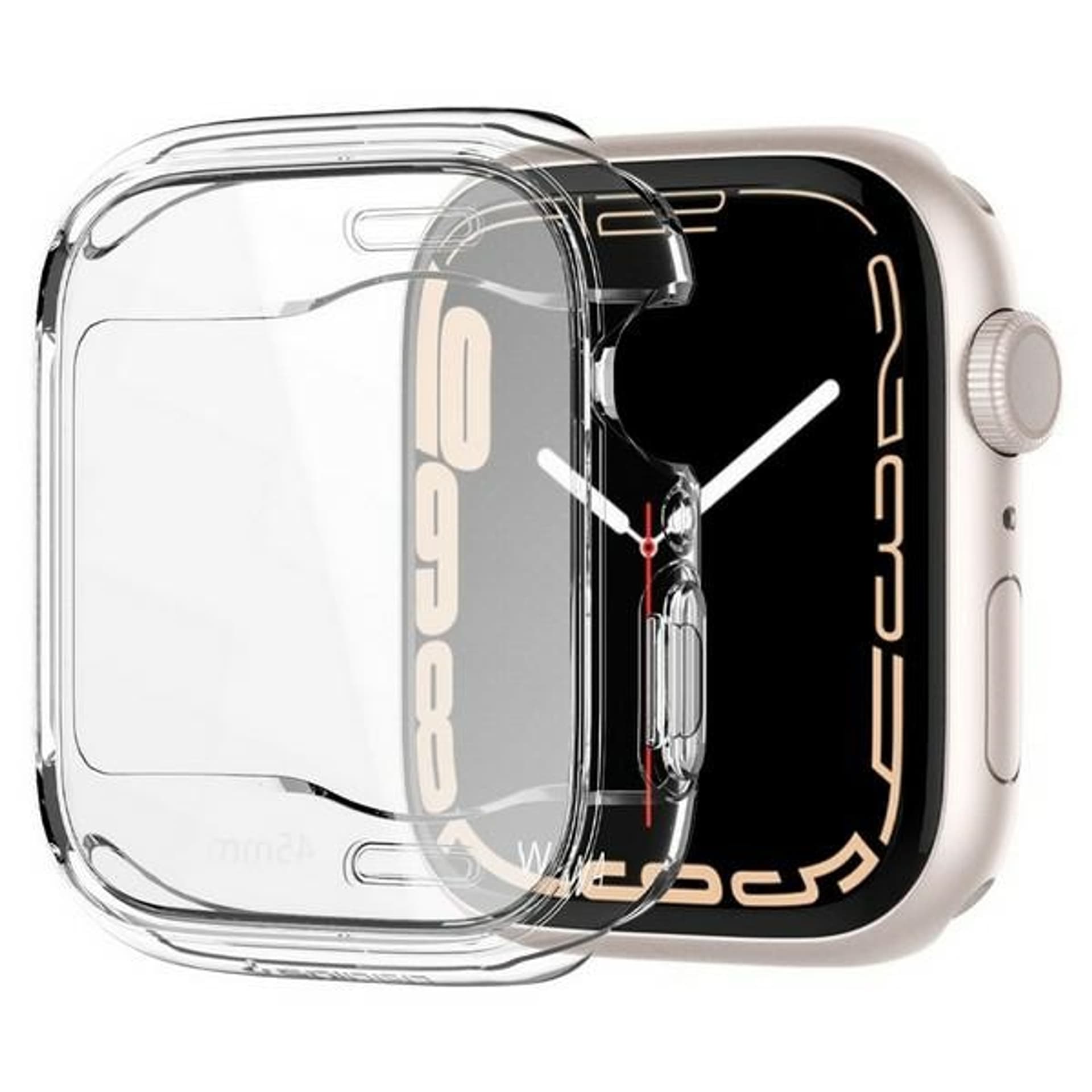 

Spigen Ultra Hybrid Apple Watch 7 45mm przezroczysty/crystal clear ACS04180