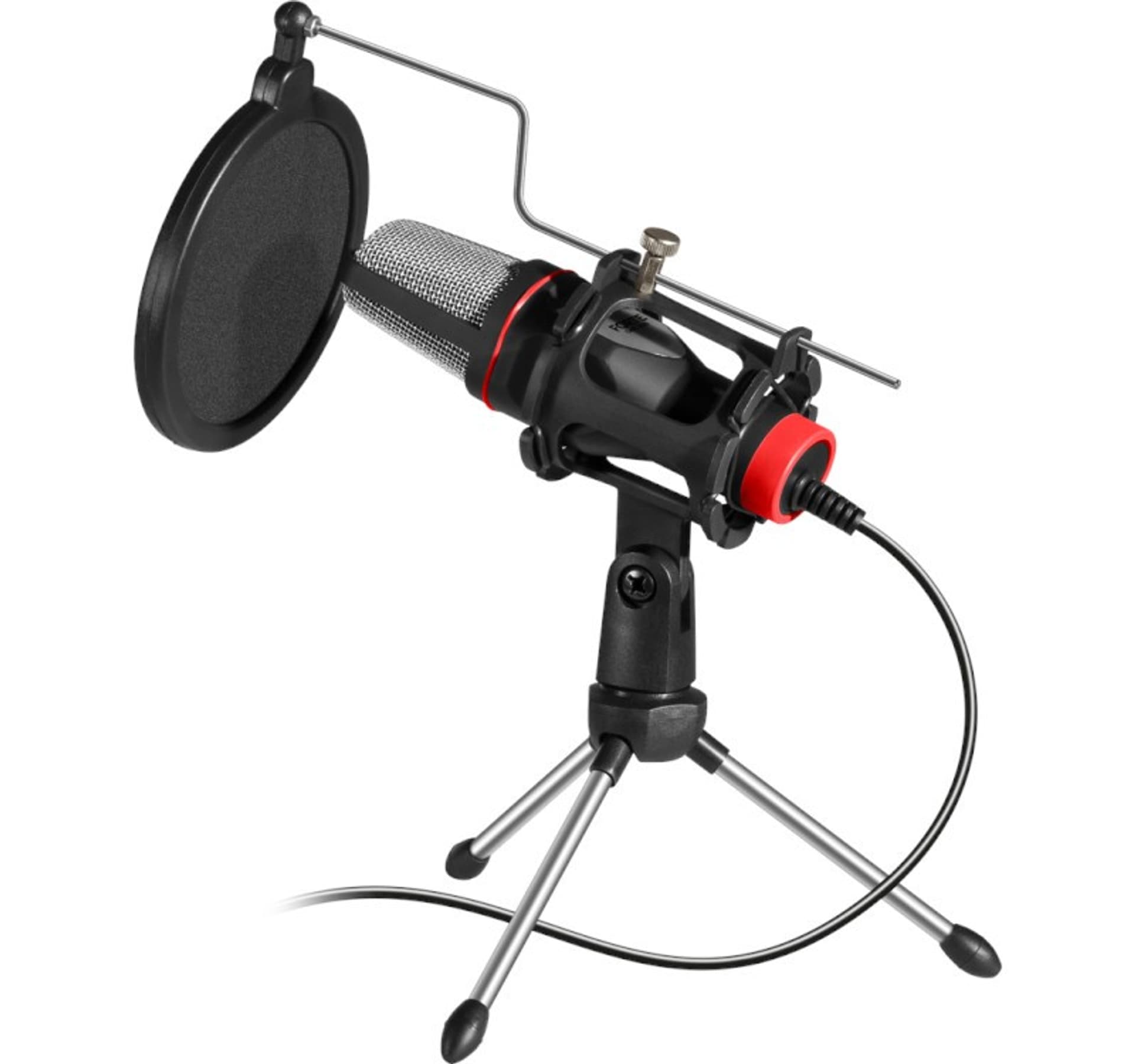 

Mikrofon na statywie, przewodowy, 3,5 mm FORTE GMC 300