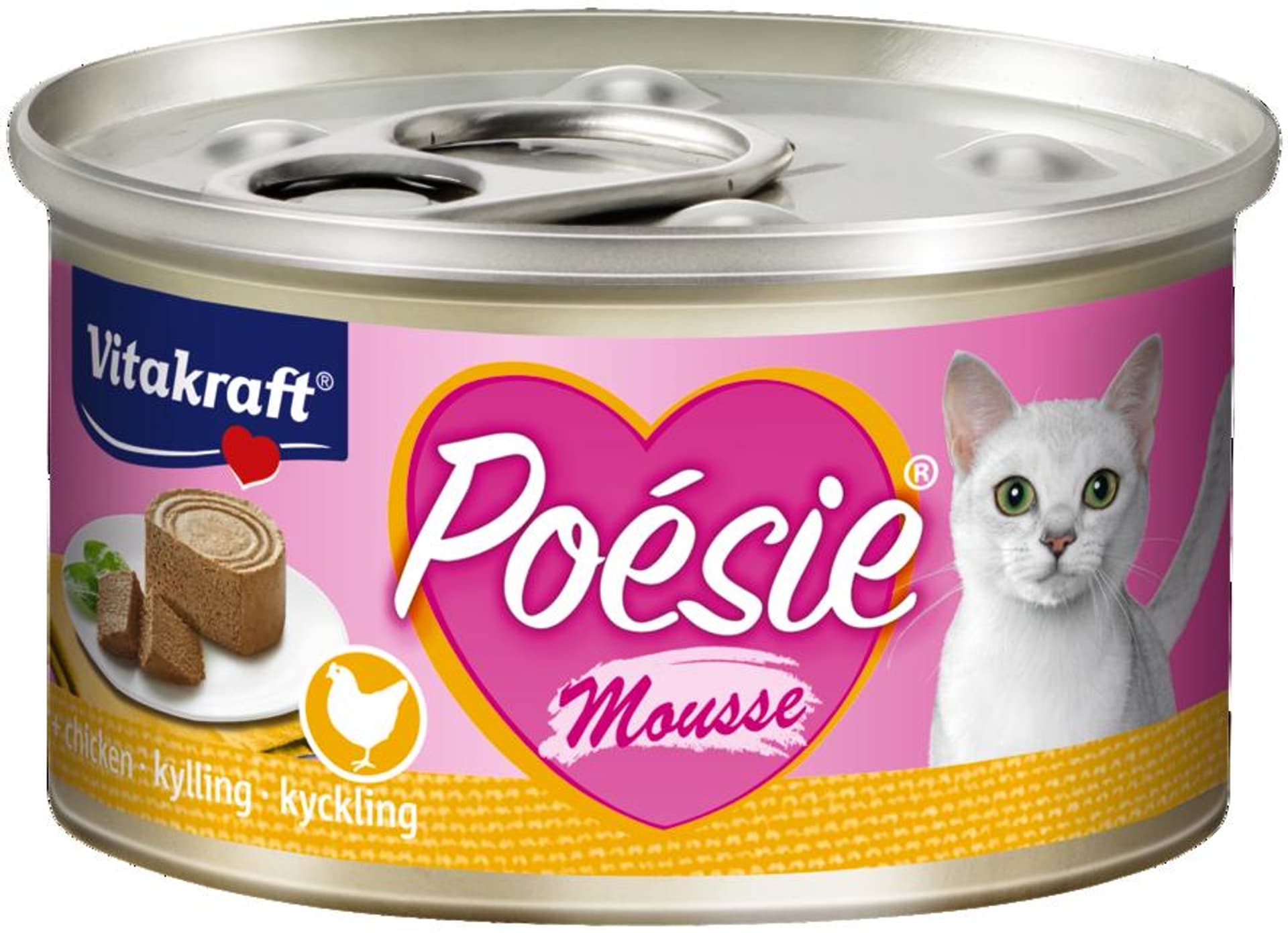

VITAKRAFT POESIE MUS puszka z kurczakiem dla kota 85g