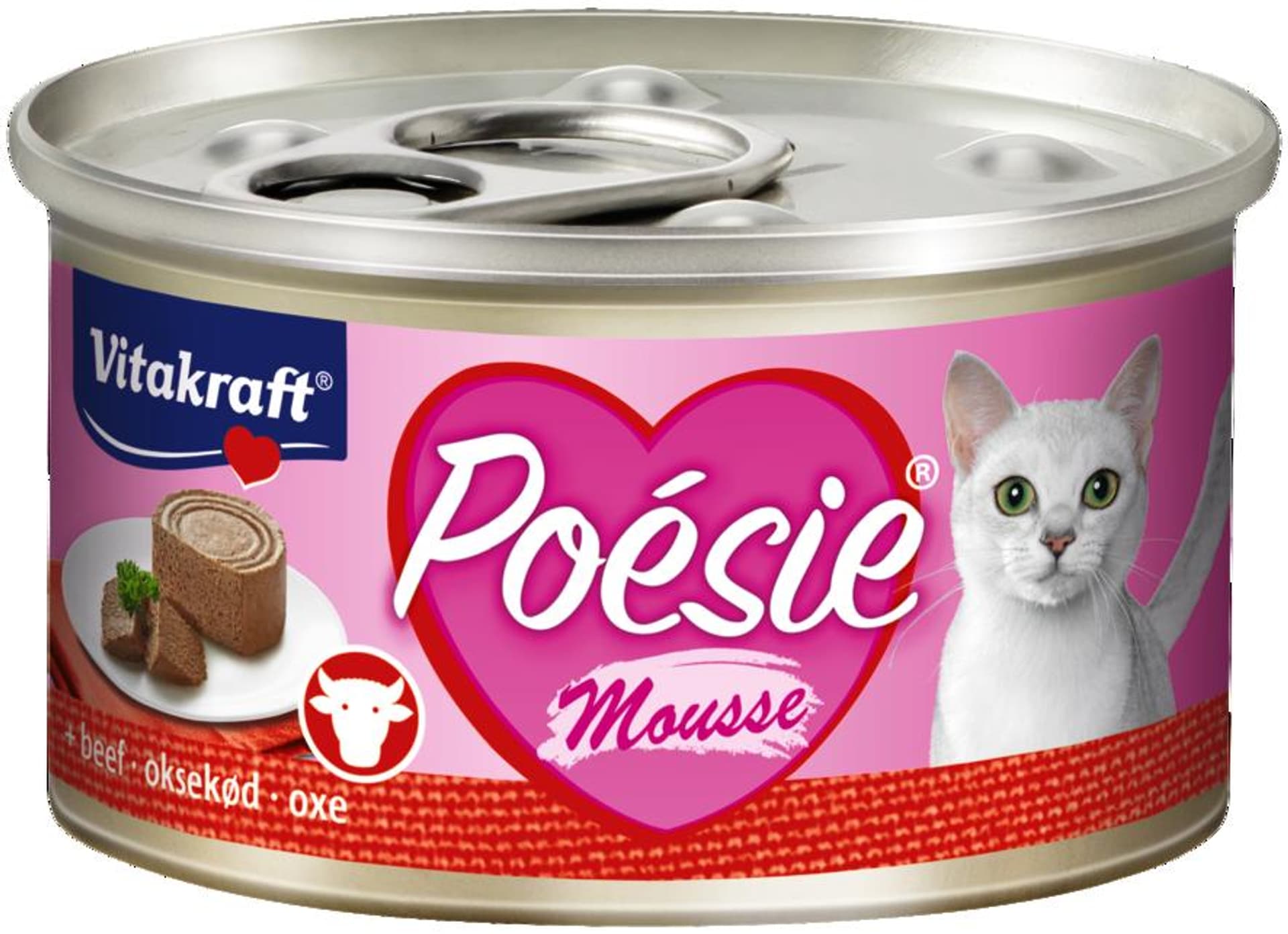 

VITAKRAFT POESIE MUS puszka z wołowiną dla kota 85g