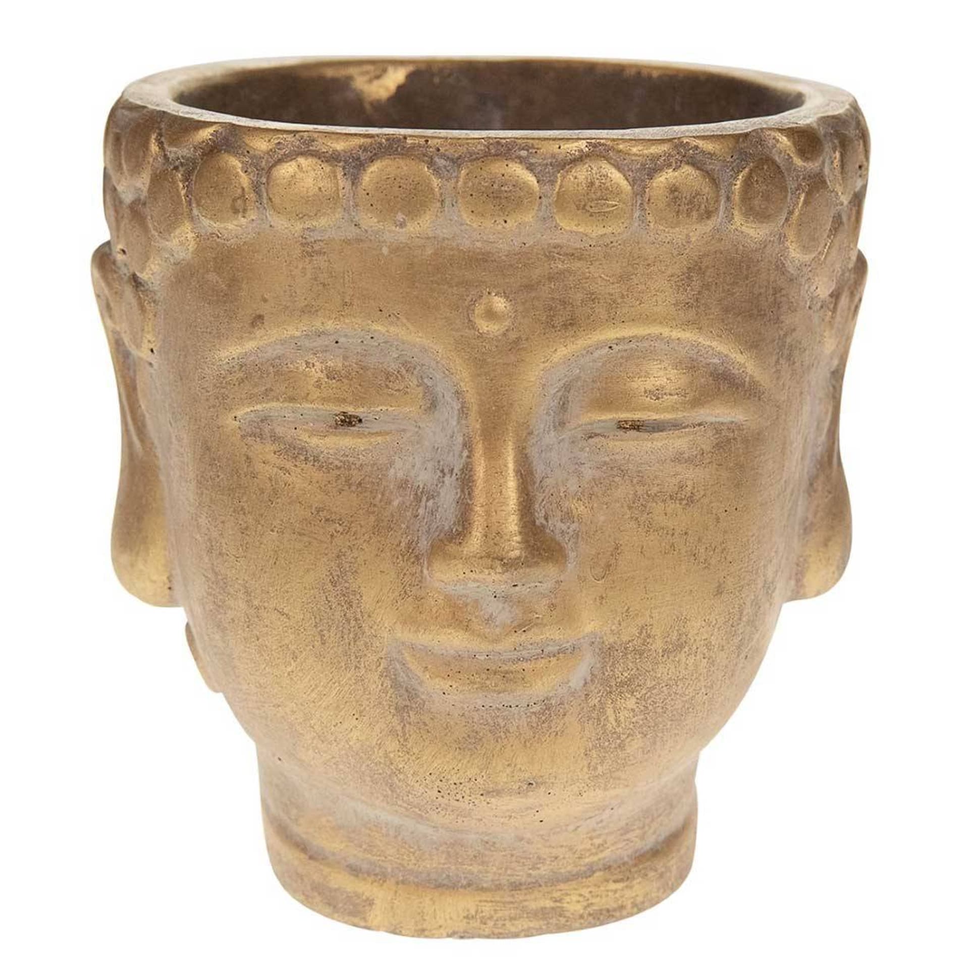 

Donica Budda antyczne złoto 14.5x15.5 cm