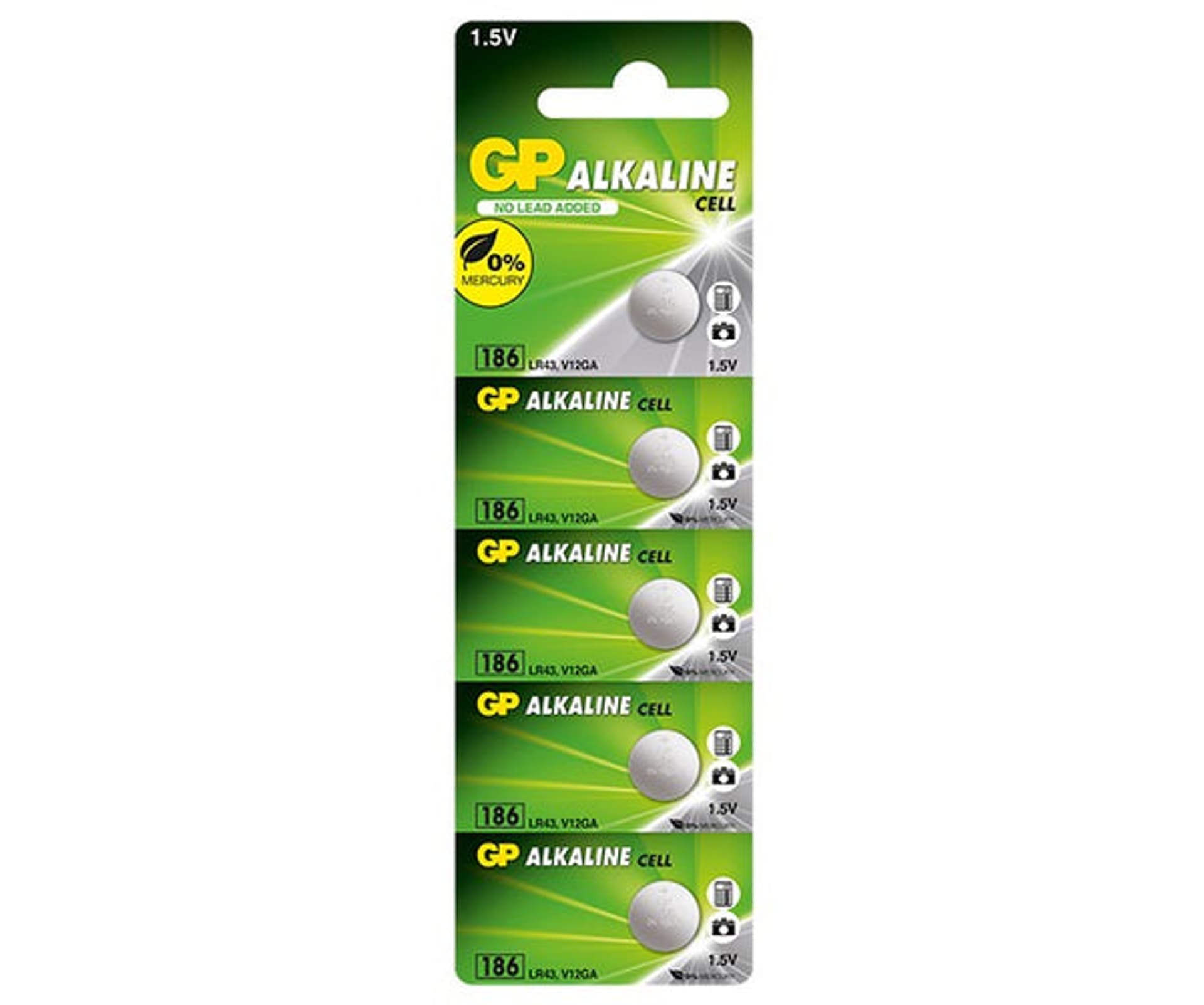 

BATERIA ALK.ZEGARKOWA 1.5V 186, LR43, V12GA, D186A