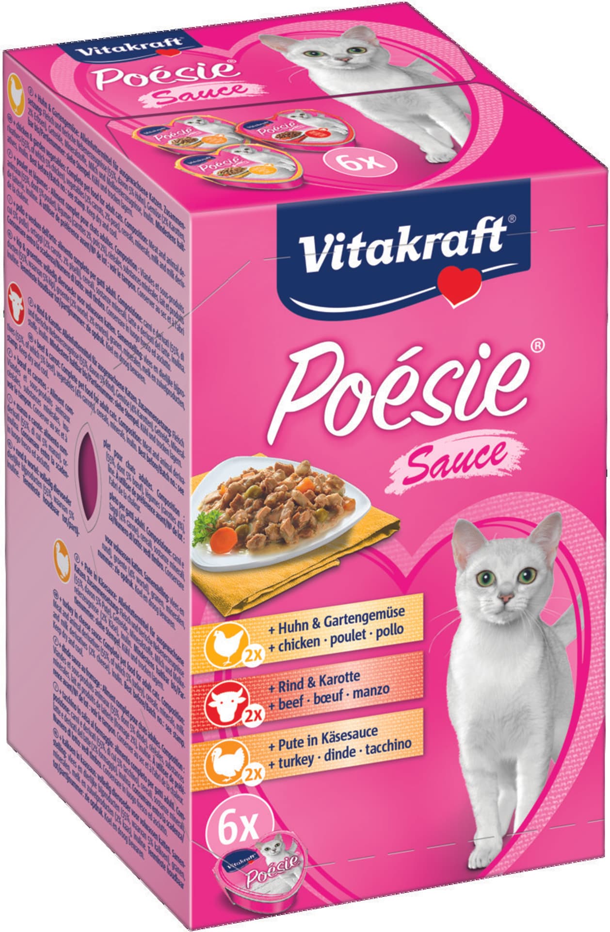 

VITAKRAFT POESIE CREATION MULTIPAK SOS karma dla kota 6x85g